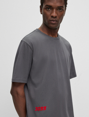 BOSS - TeeSevenFlash - short-sleeved t-shirts - dark grey - 2