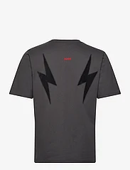 BOSS - TeeSevenFlash - short-sleeved t-shirts - dark grey - 4