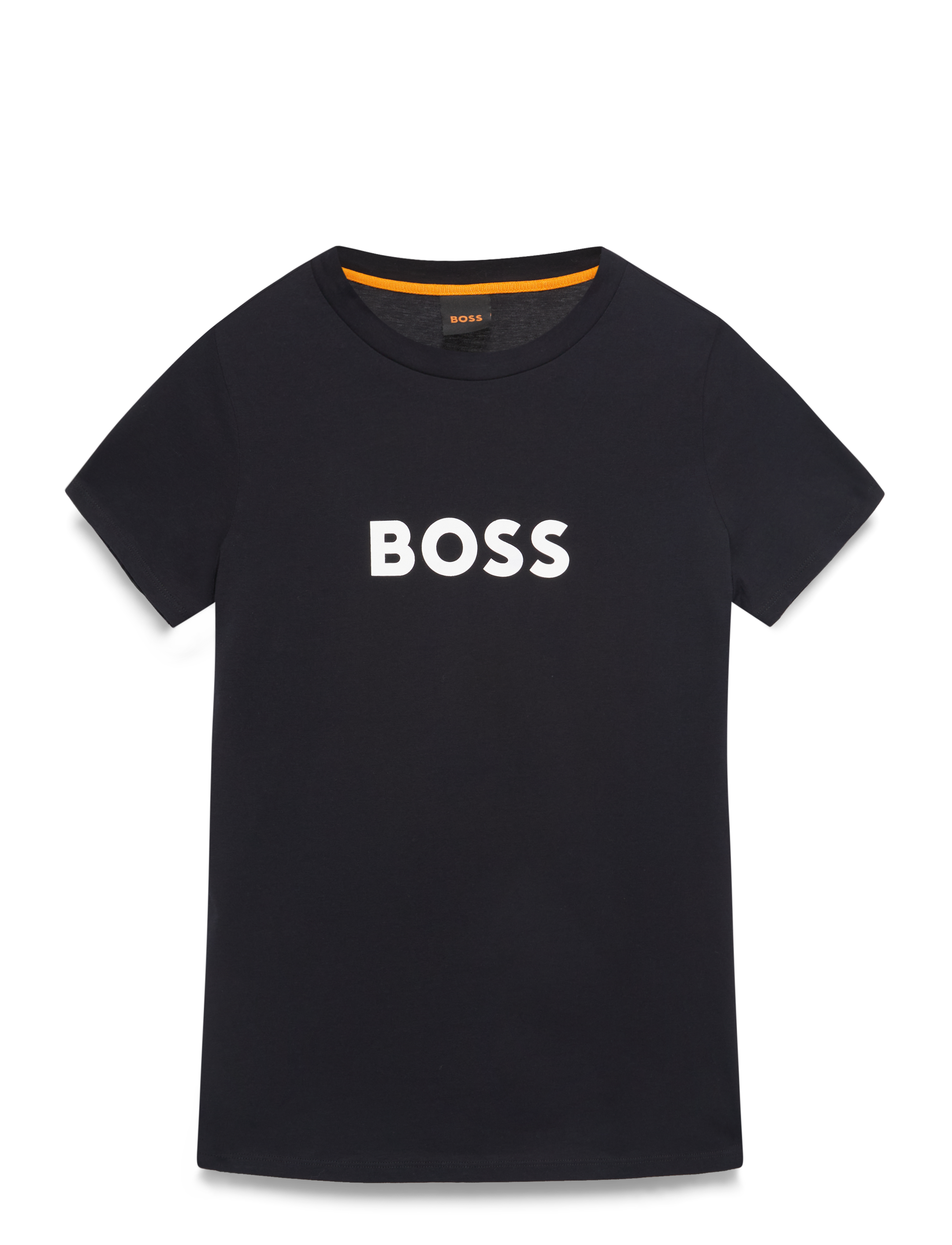 BOSS C_Elogo_5, S, Black, T-Shirts & Toppe > Kortærmede, Dame