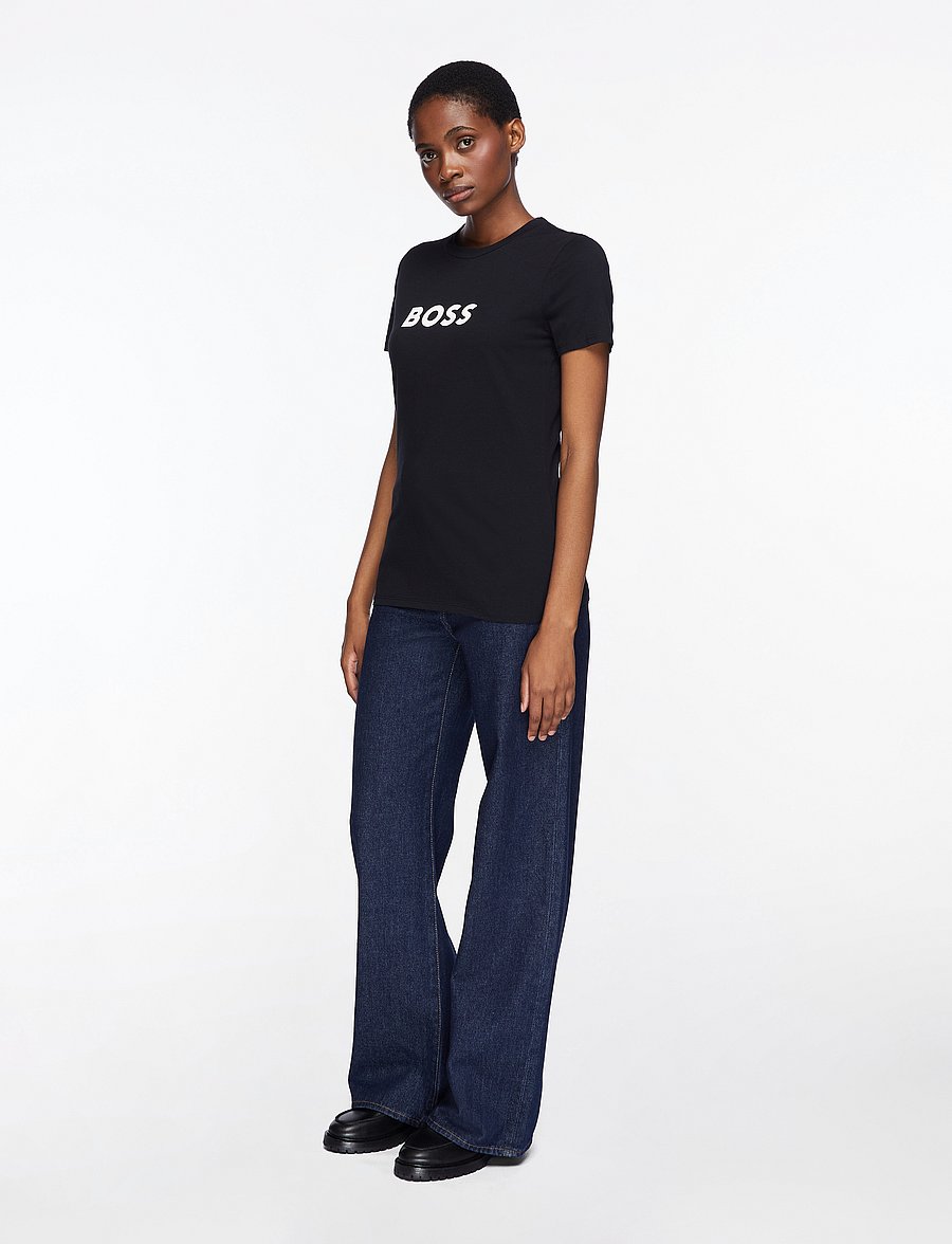BOSS - C_Elogo_5 - t-shirts - black - 3