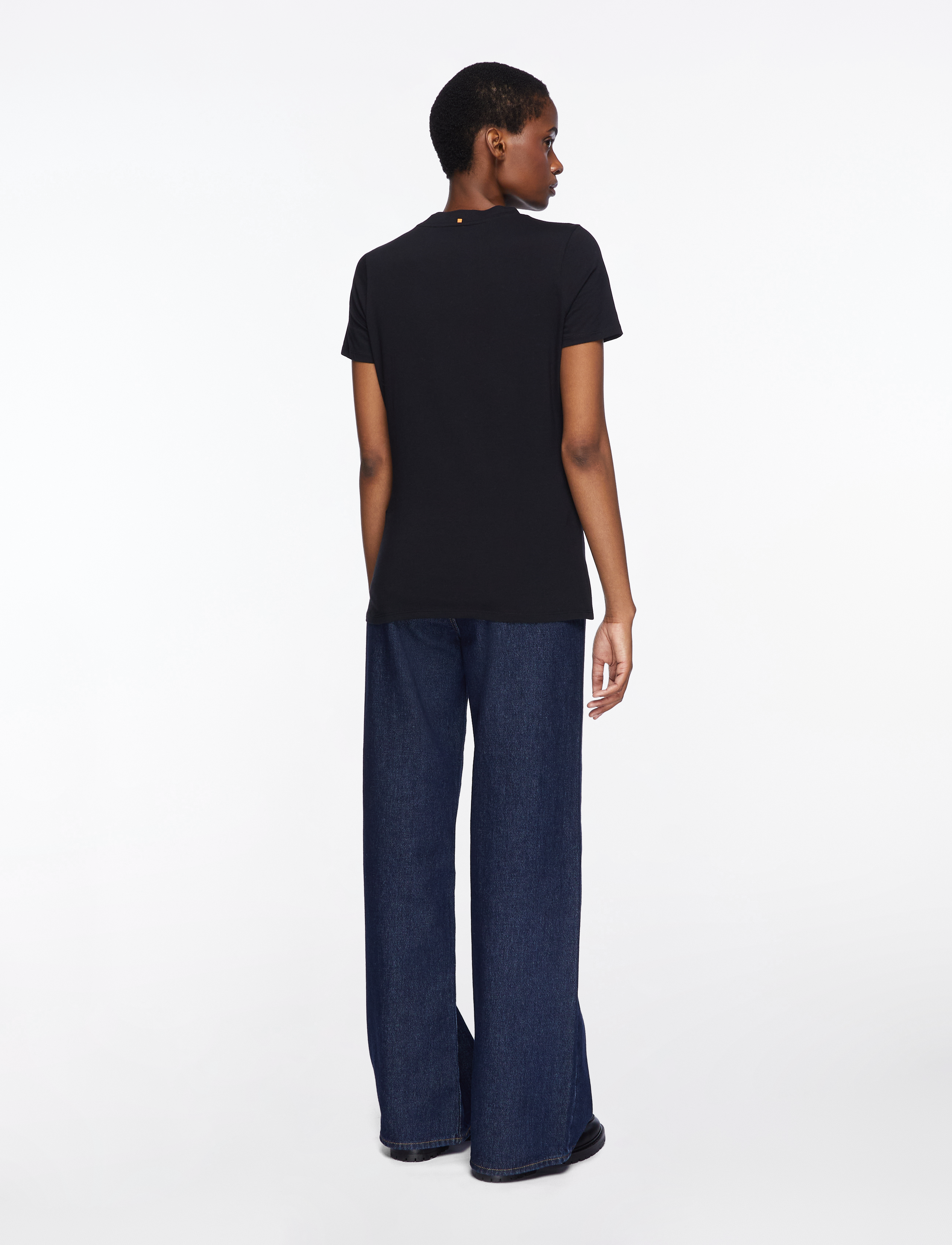 BOSS - C_Elogo_5 - stuttermarbolir - black - 4