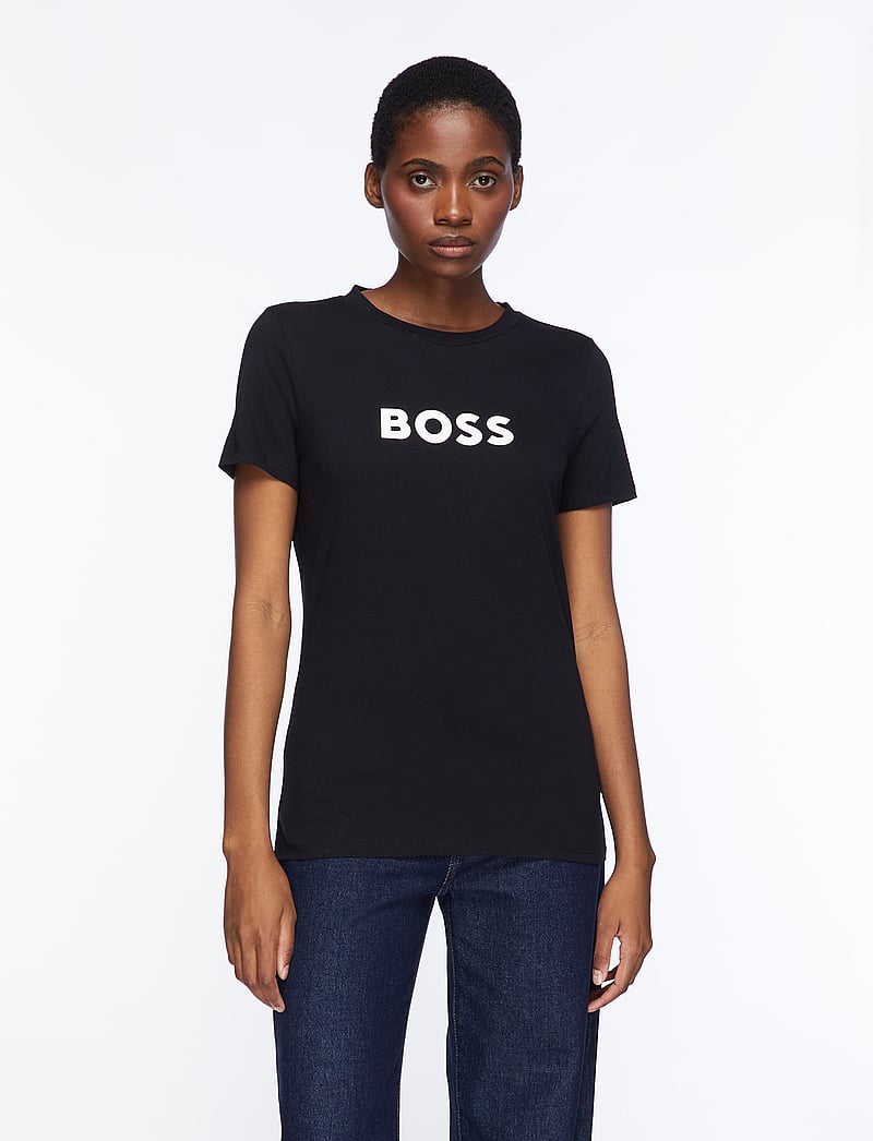 BOSS - C_Elogo_5 - t-shirts - black - 0