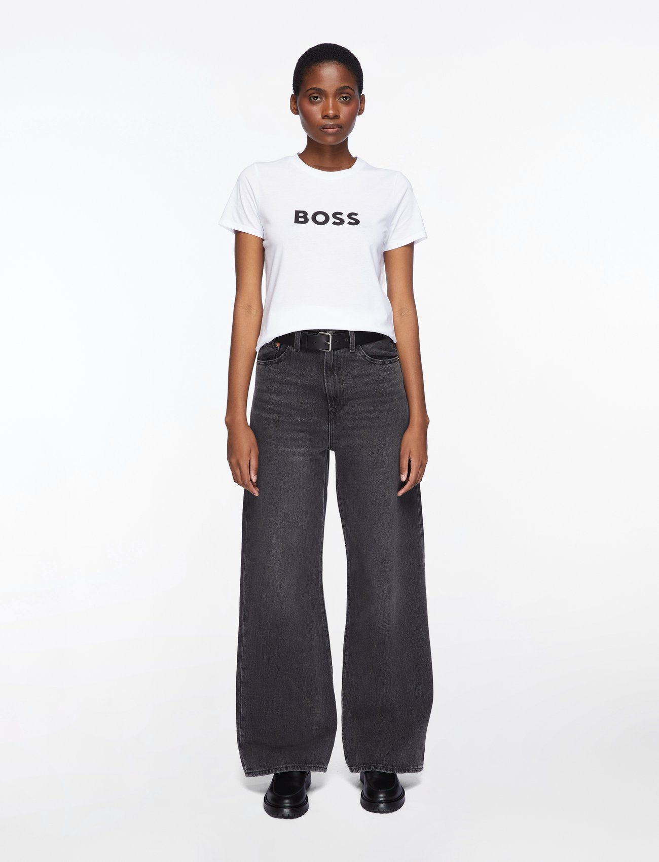 BOSS - C_Elogo_5 - t-shirts - white - 2