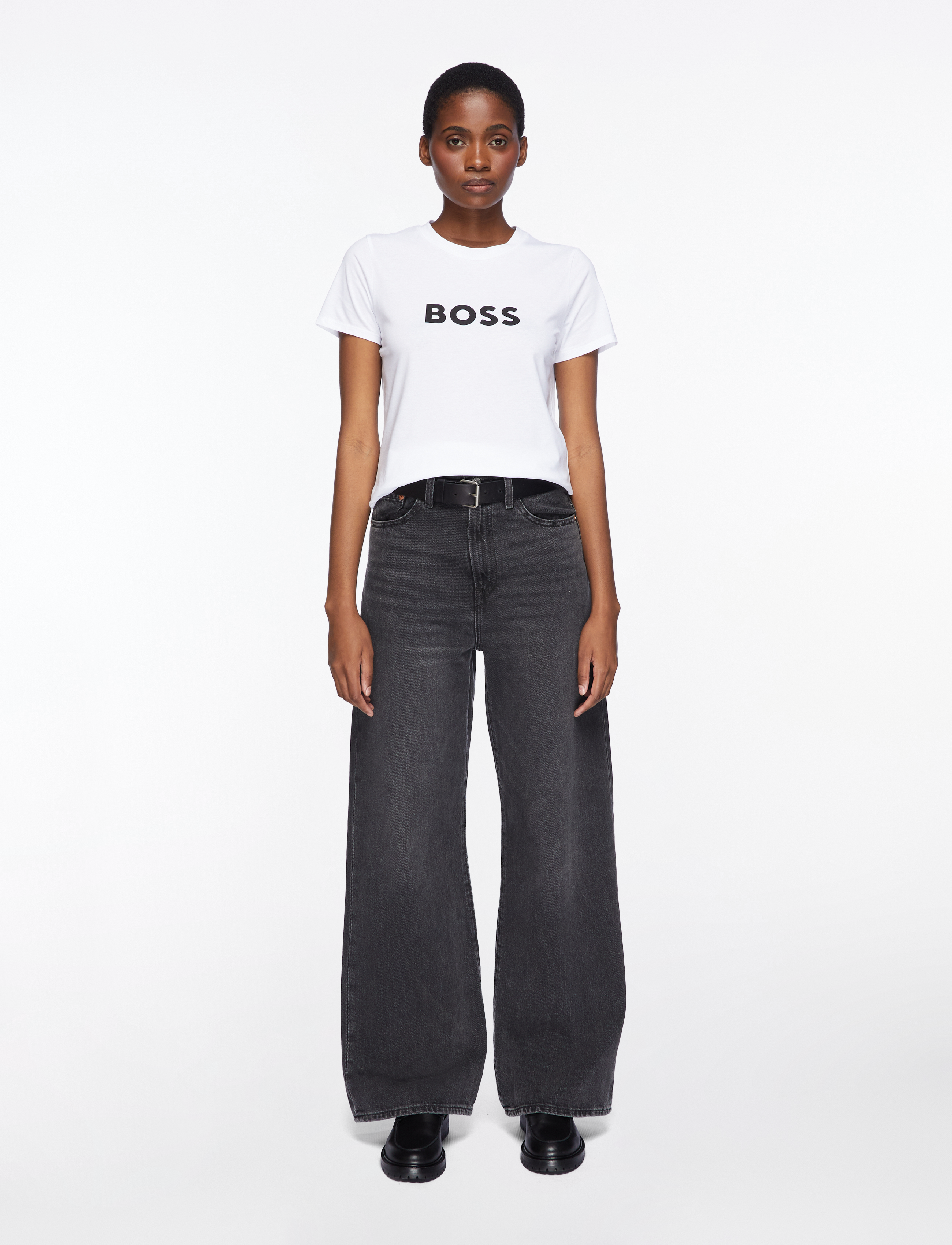 BOSS - C_Elogo_5 - t-shirts - white - 2