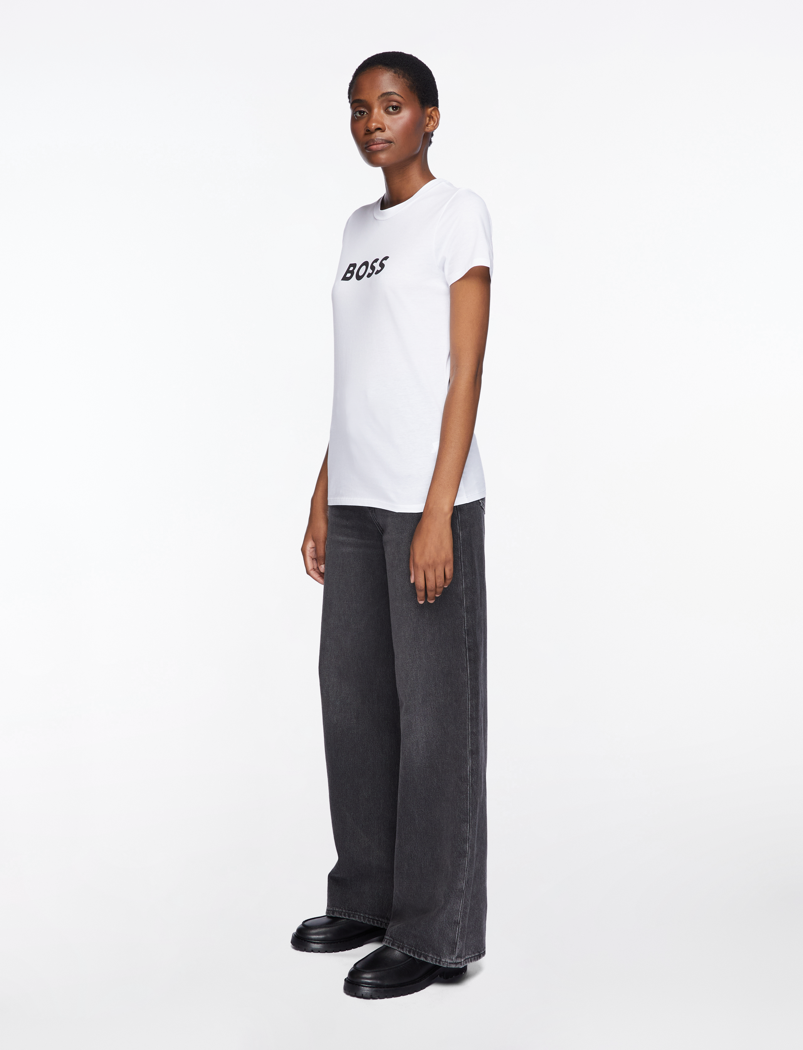 BOSS - C_Elogo_5 - t-shirts - white - 3