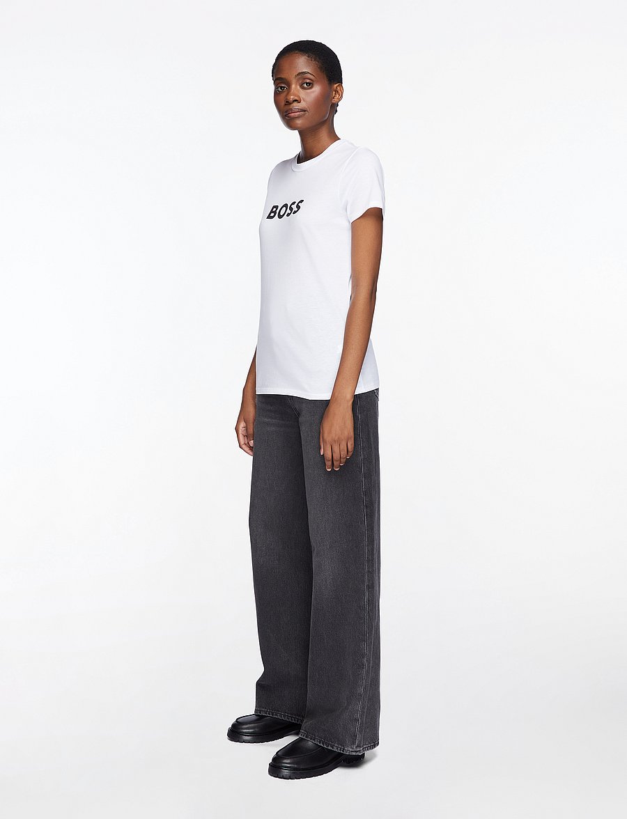 BOSS - C_Elogo_5 - t-shirts - white - 3