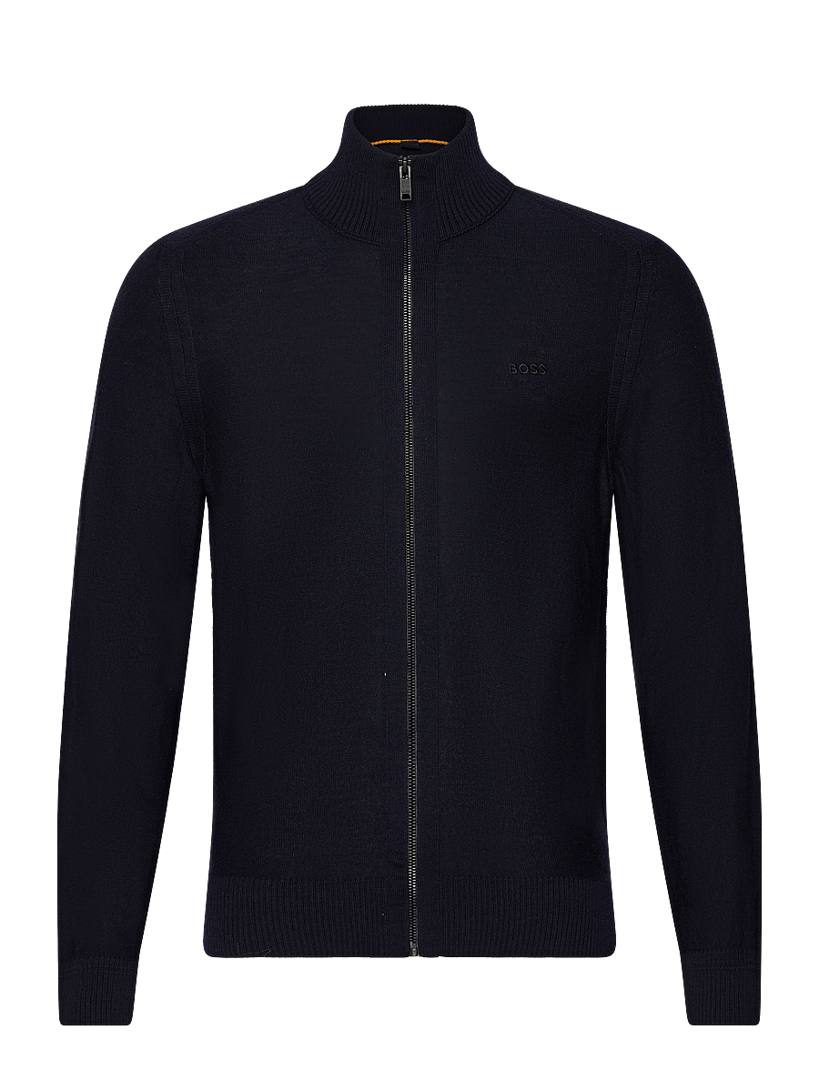 BOSS - Avac_FZ - džemperi ar rāvējslēdzēju - dark blue - 0