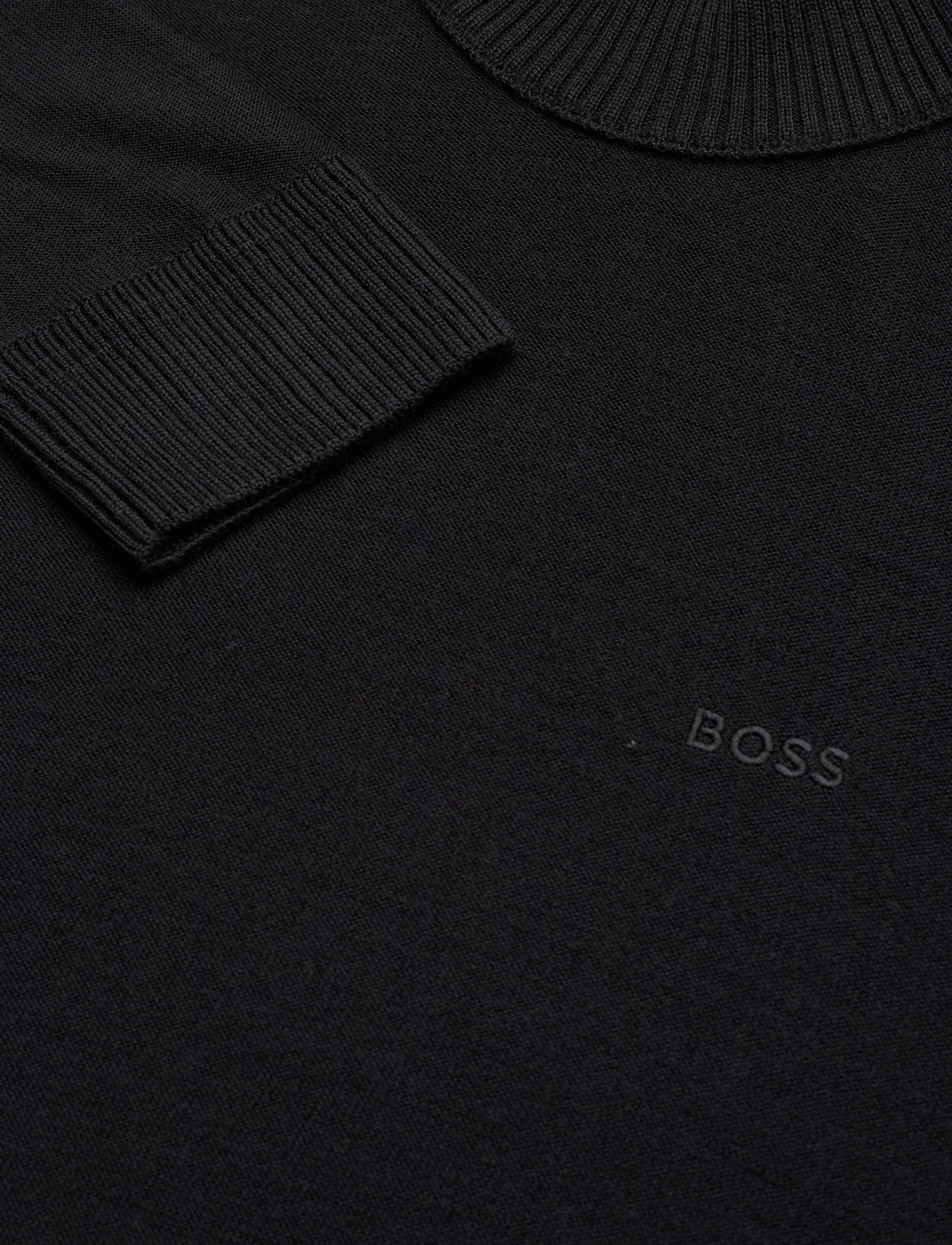BOSS - Avac_M - kõrge kaelusega džemprid - black - 2