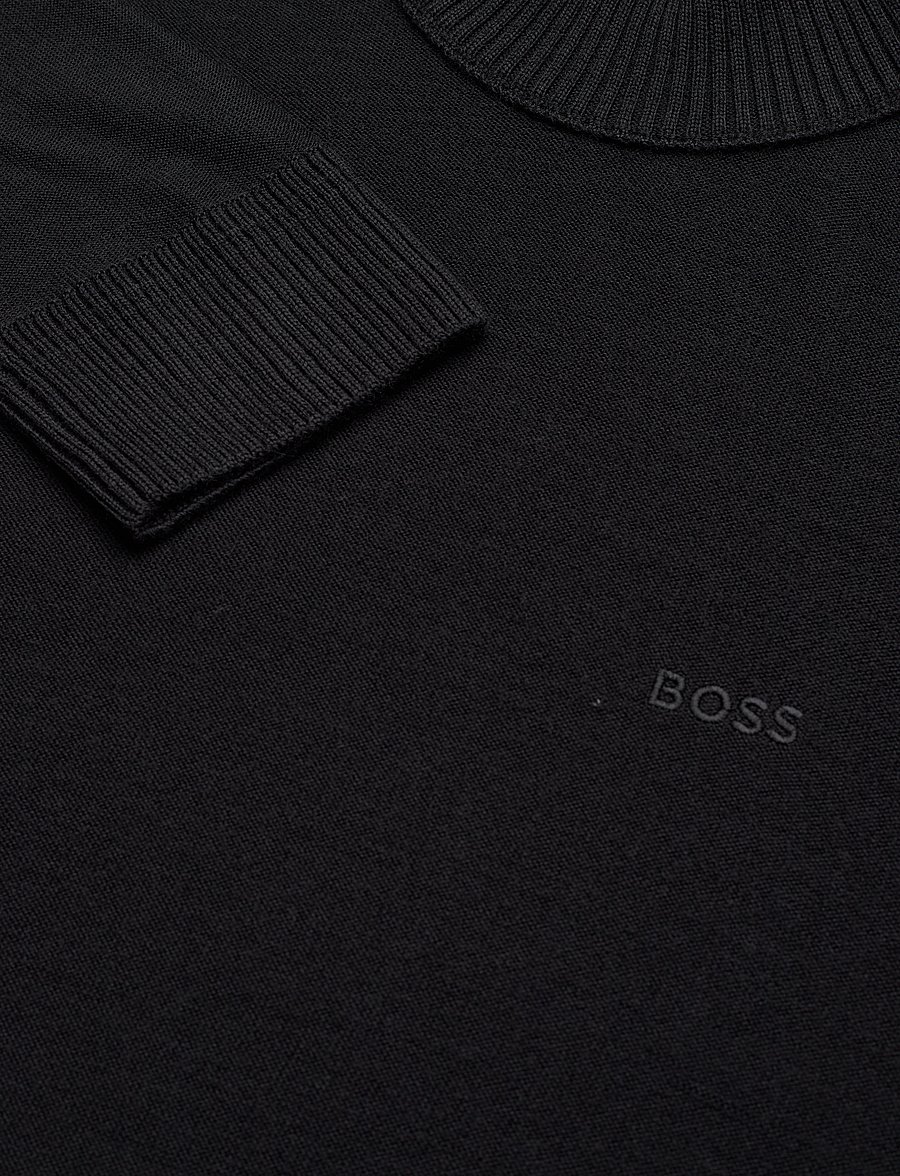 BOSS - Avac_M - kõrge kaelusega džemprid - black - 2