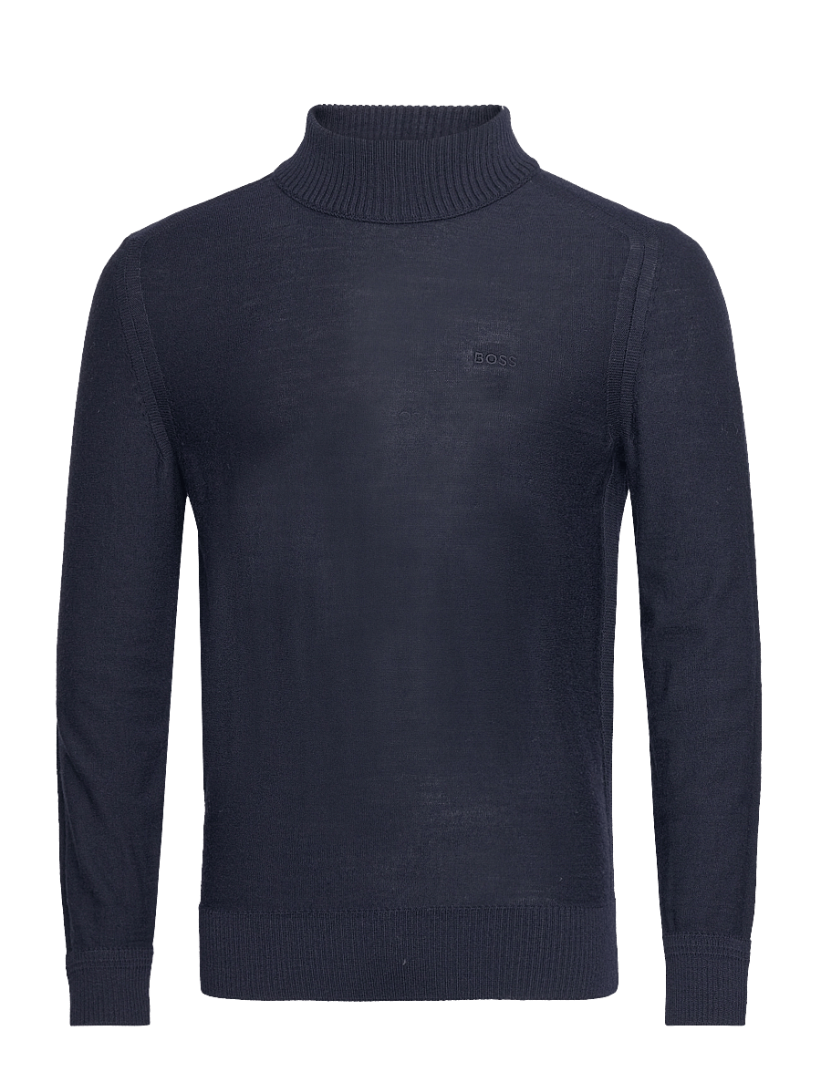 BOSS - Avac_M - kõrge kaelusega džemprid - dark blue - 0
