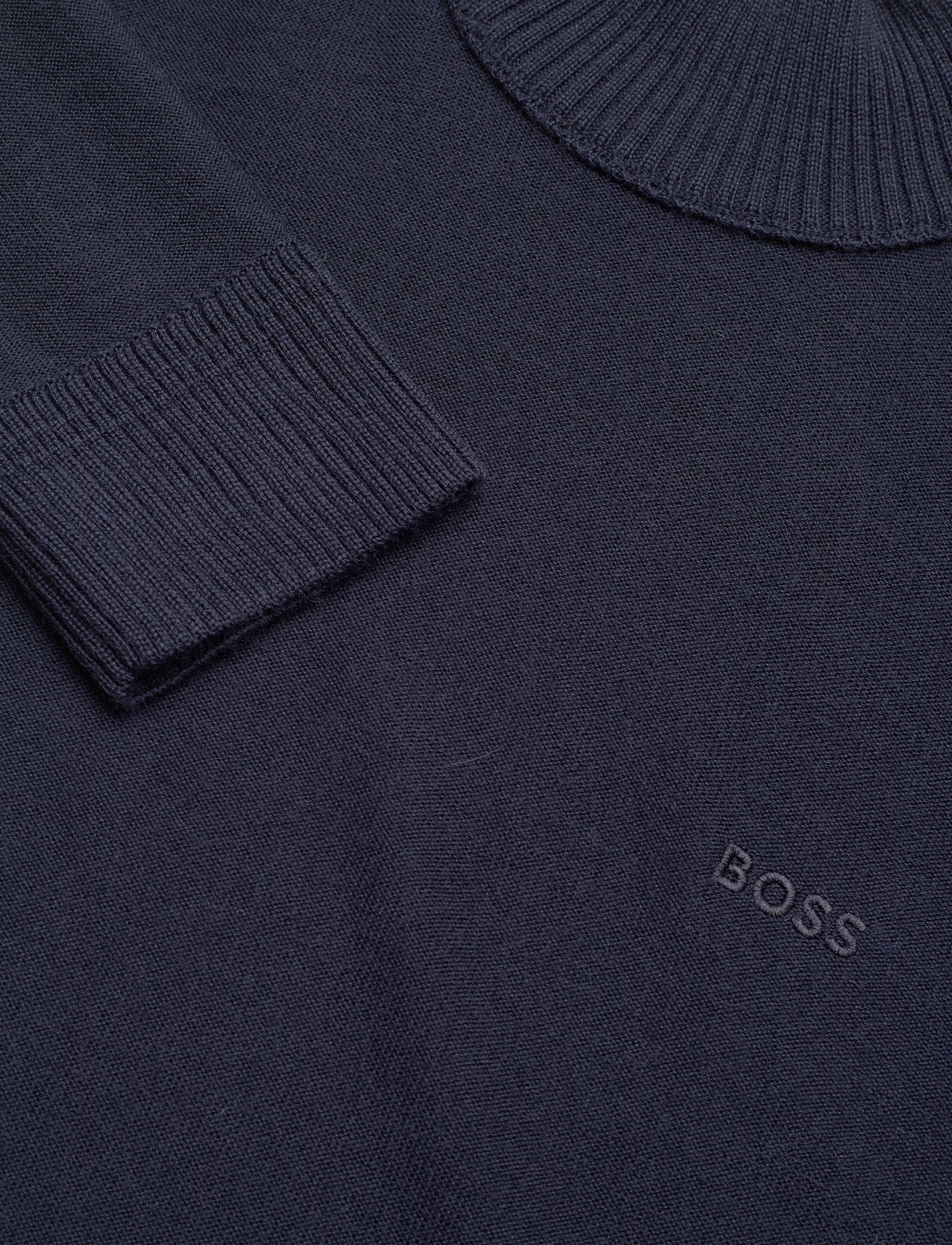 BOSS - Avac_M - rollkragen - dark blue - 2