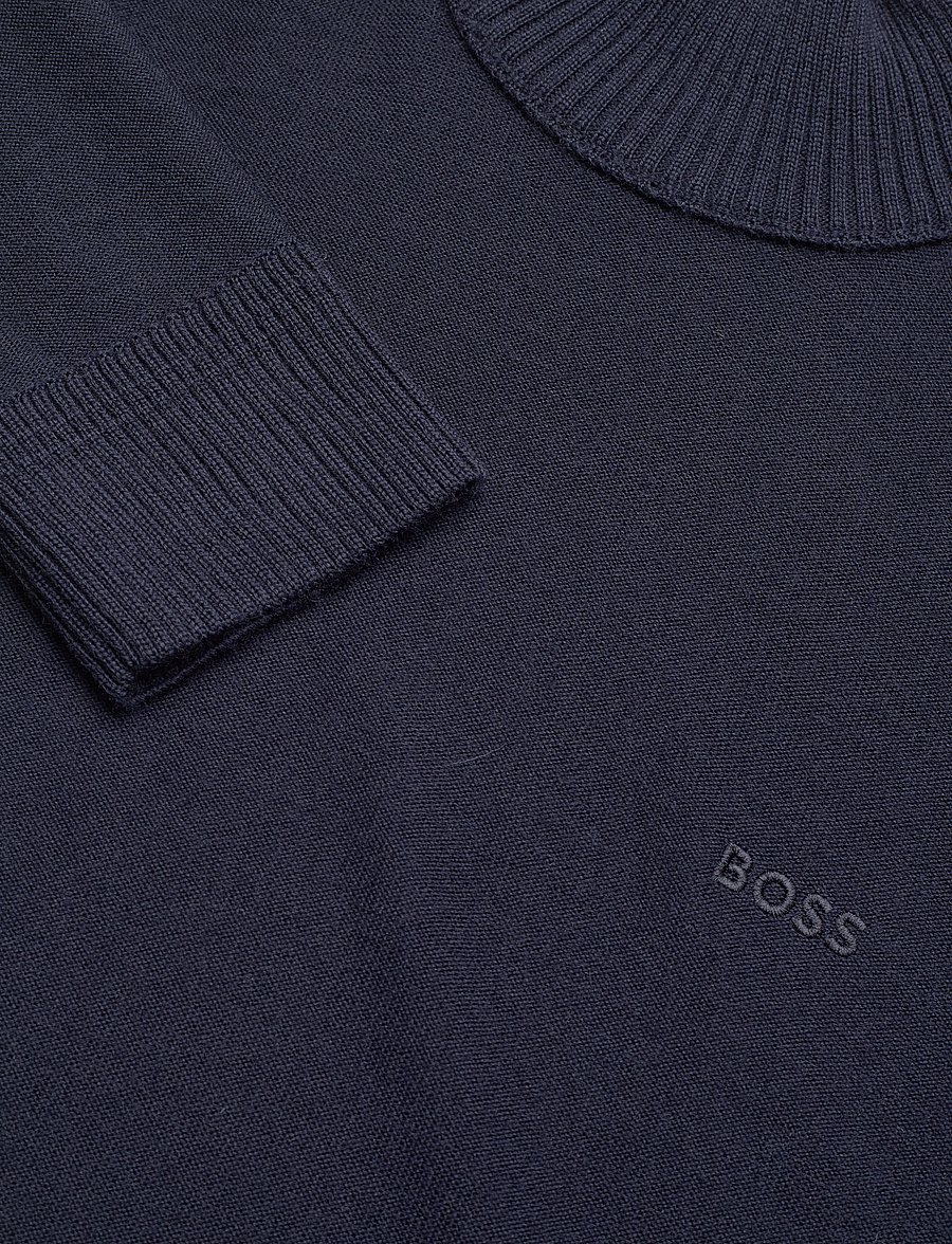 BOSS - Avac_M - kõrge kaelusega džemprid - dark blue - 2