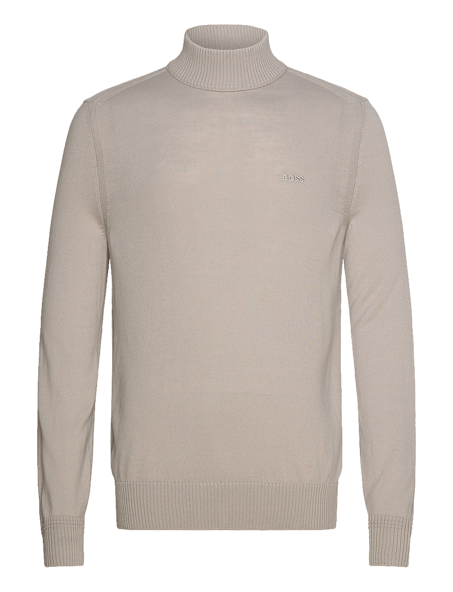 BOSS - Avac_M - kõrge kaelusega džemprid - light beige - 0