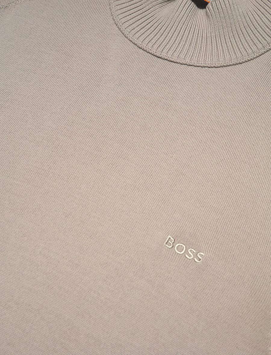 BOSS - Avac_M - kõrge kaelusega džemprid - light beige - 2