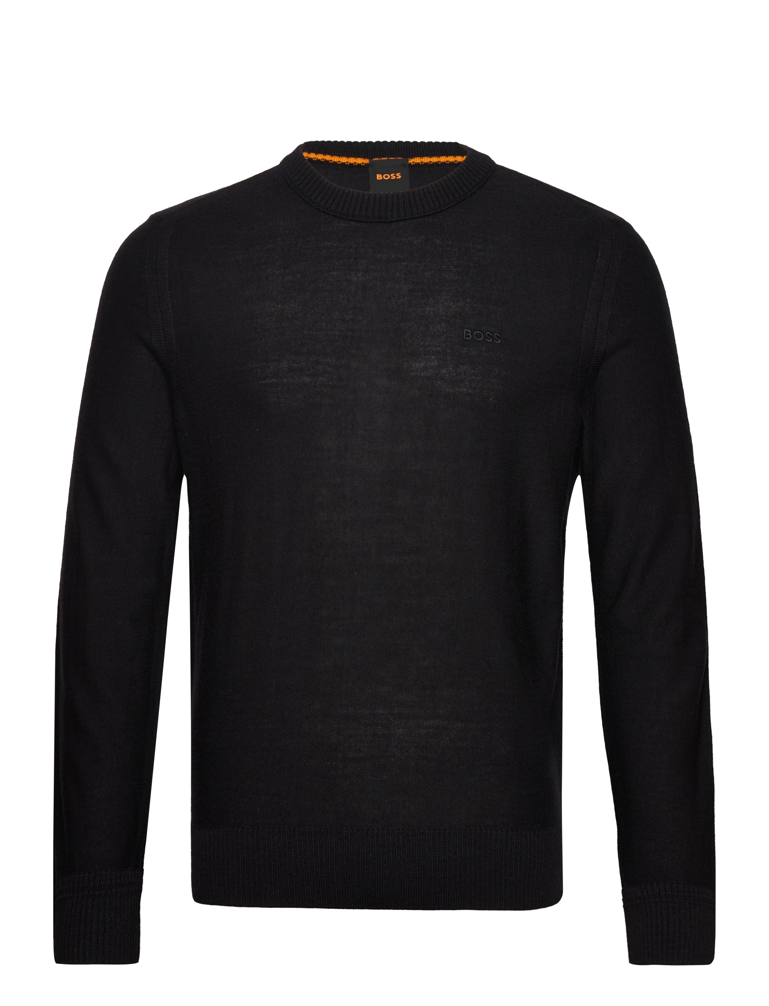 BOSS Avac_C, S, Knitwear, Schwarz - Round Necks, Männerswear
