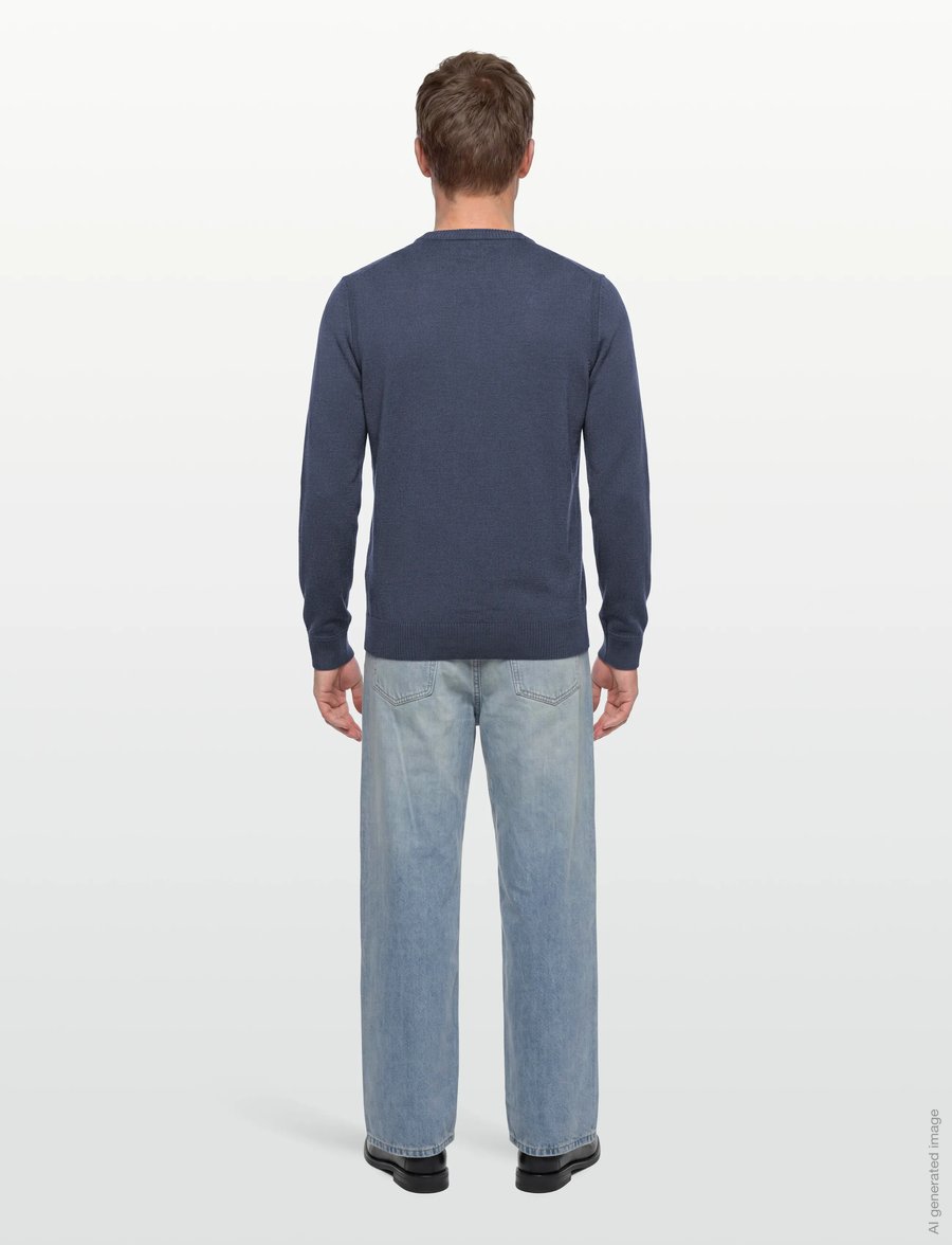 BOSS - Avac_C - rundhals - open blue - 4