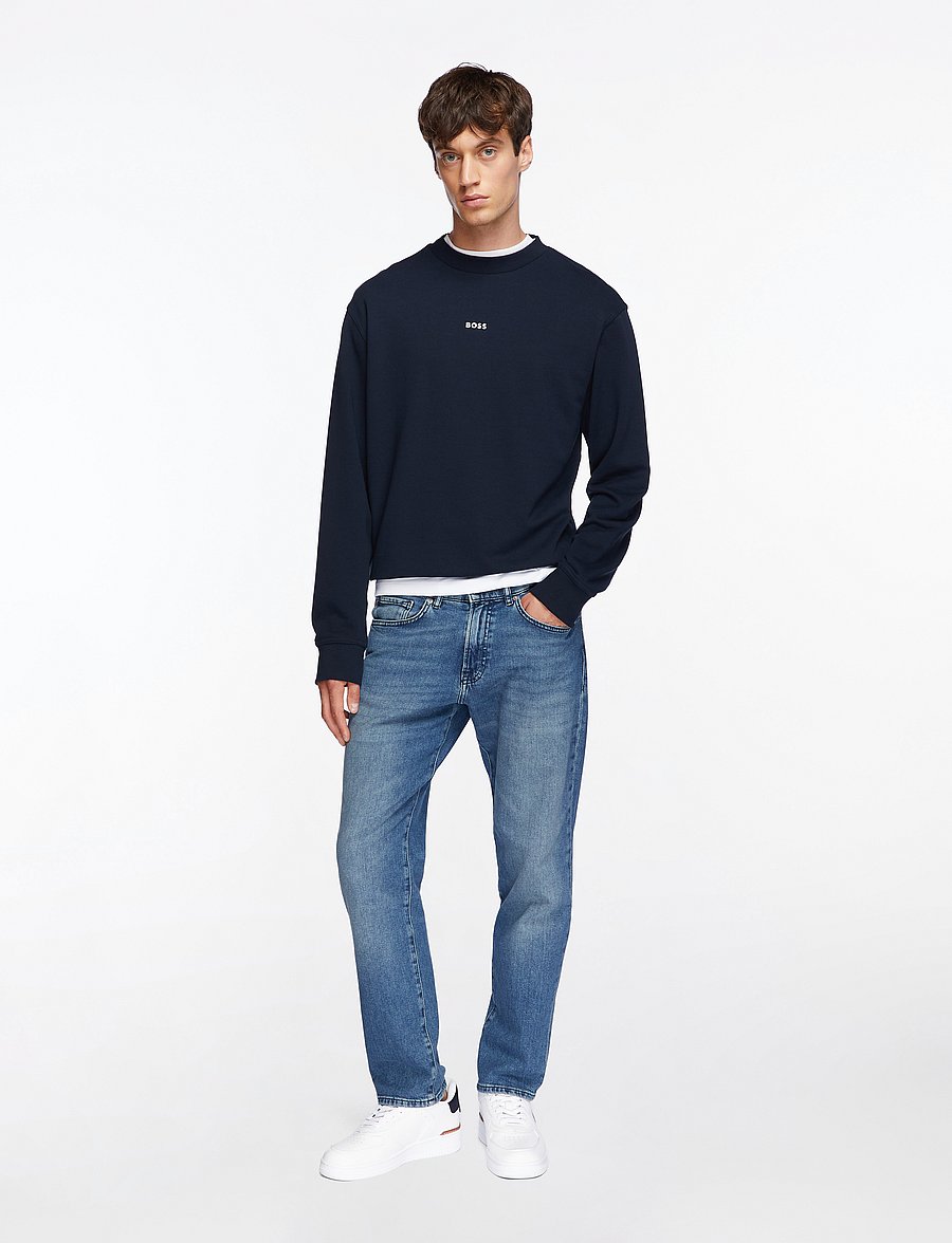 BOSS - Re.Maine BC-C - regular piegriezuma džinsa bikses - medium blue - 2