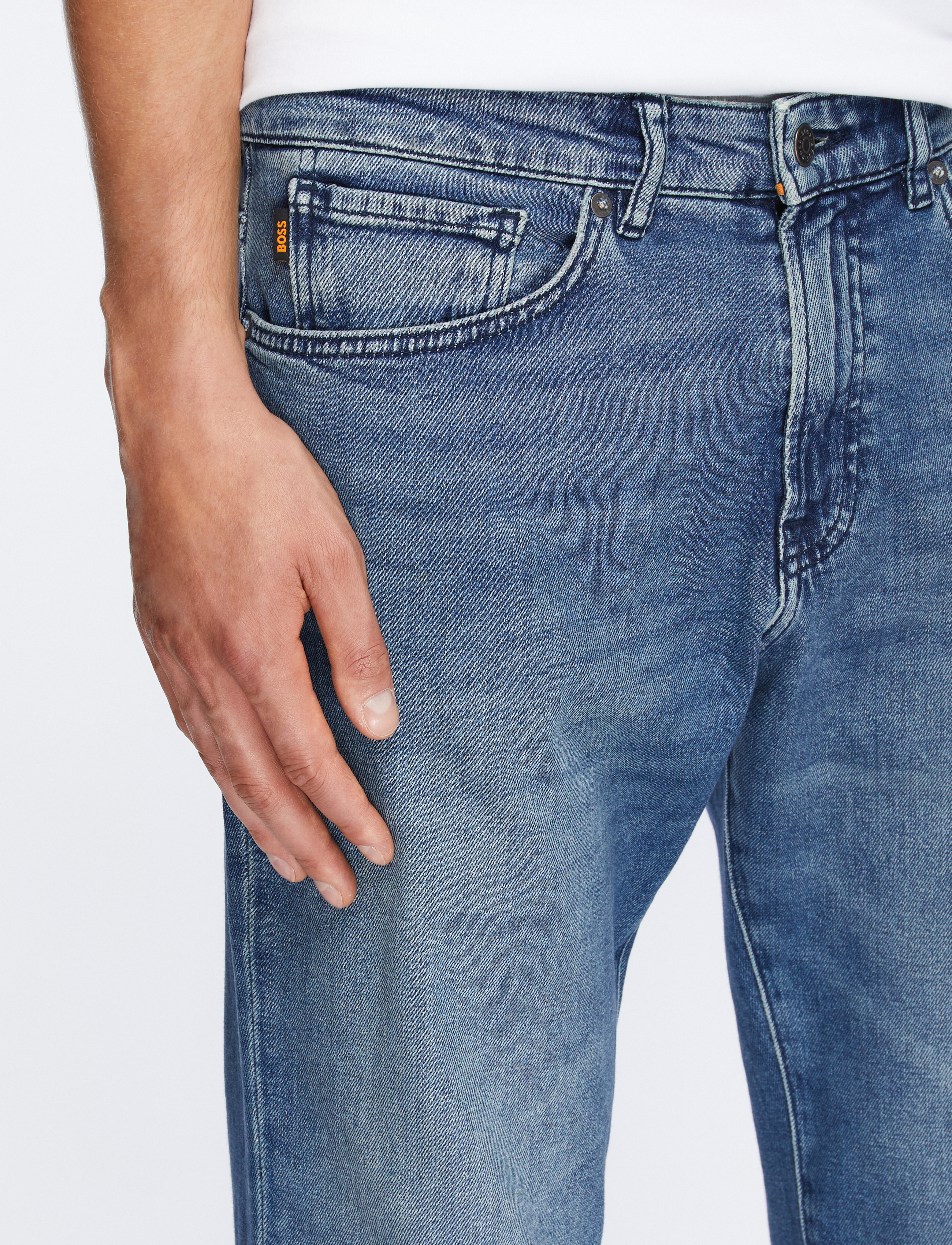 Boss Re.maine Bc-C straight leg jeans herr – bild 7
