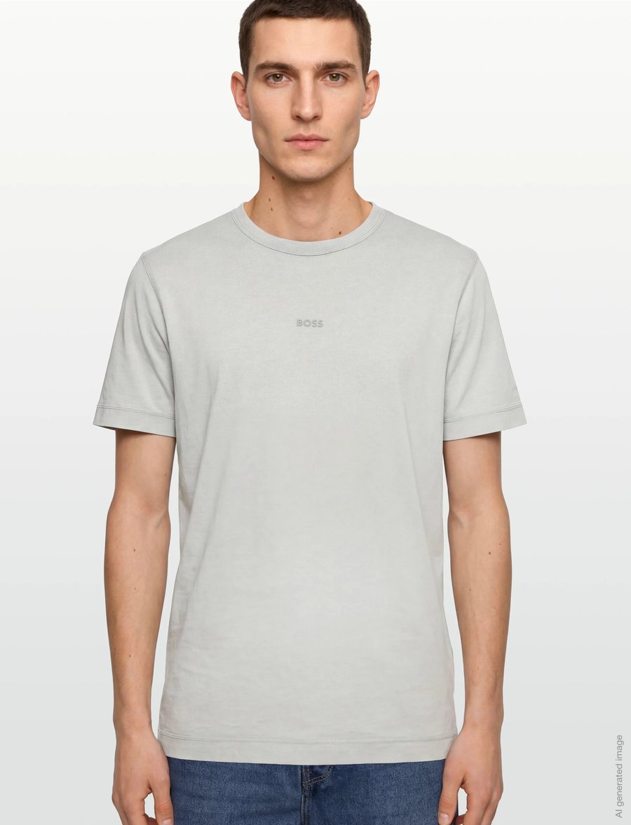 BOSS - Tokks - kortærmede t-shirts - open grey - 3