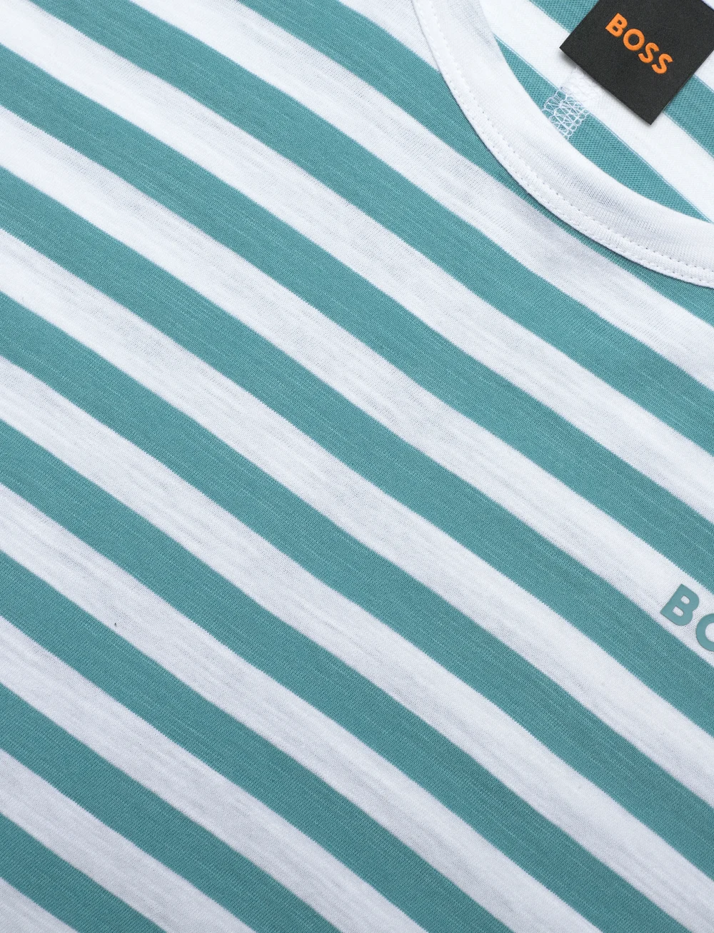 BOSS - C_Esla_Striped - t-shirts - bright blue - 2