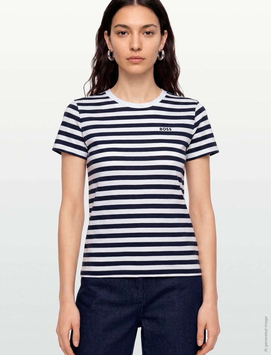BOSS - C_Esla_Striped - t-shirts - open miscellaneous - 3