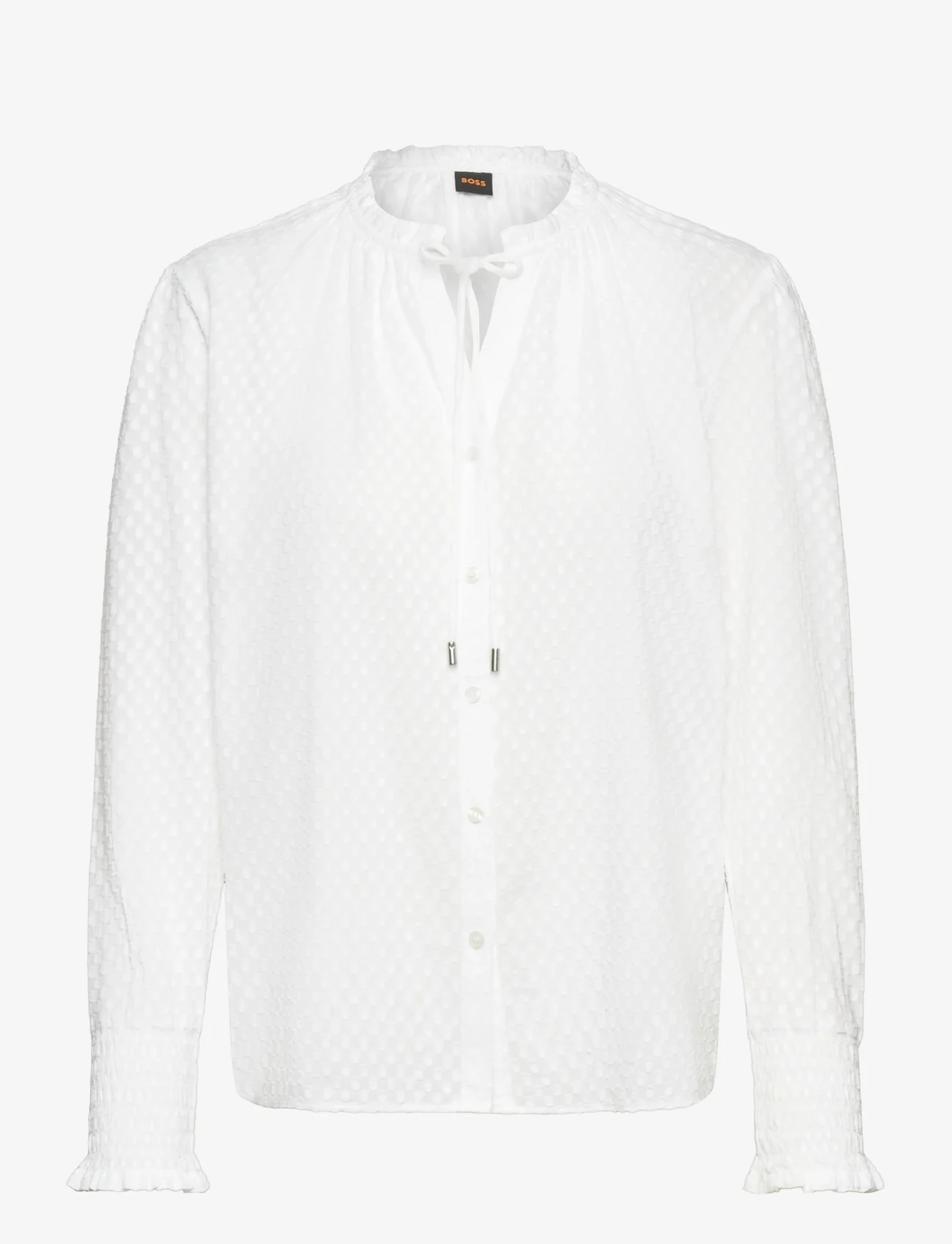 BOSS - C_Biusica - bluzki z długimi rękawami - white - 0