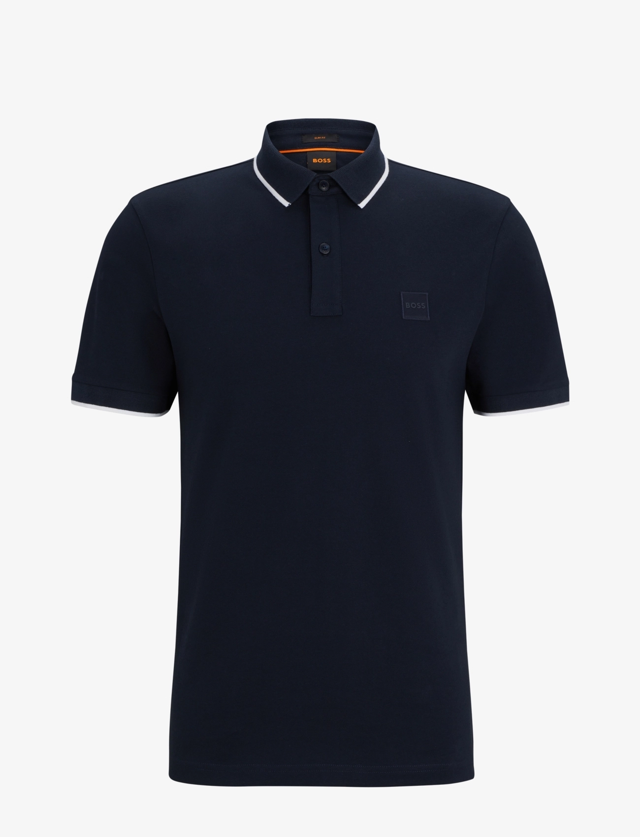 BOSS Passertip, S, Navy, Poloer > Kortærmede, Herre