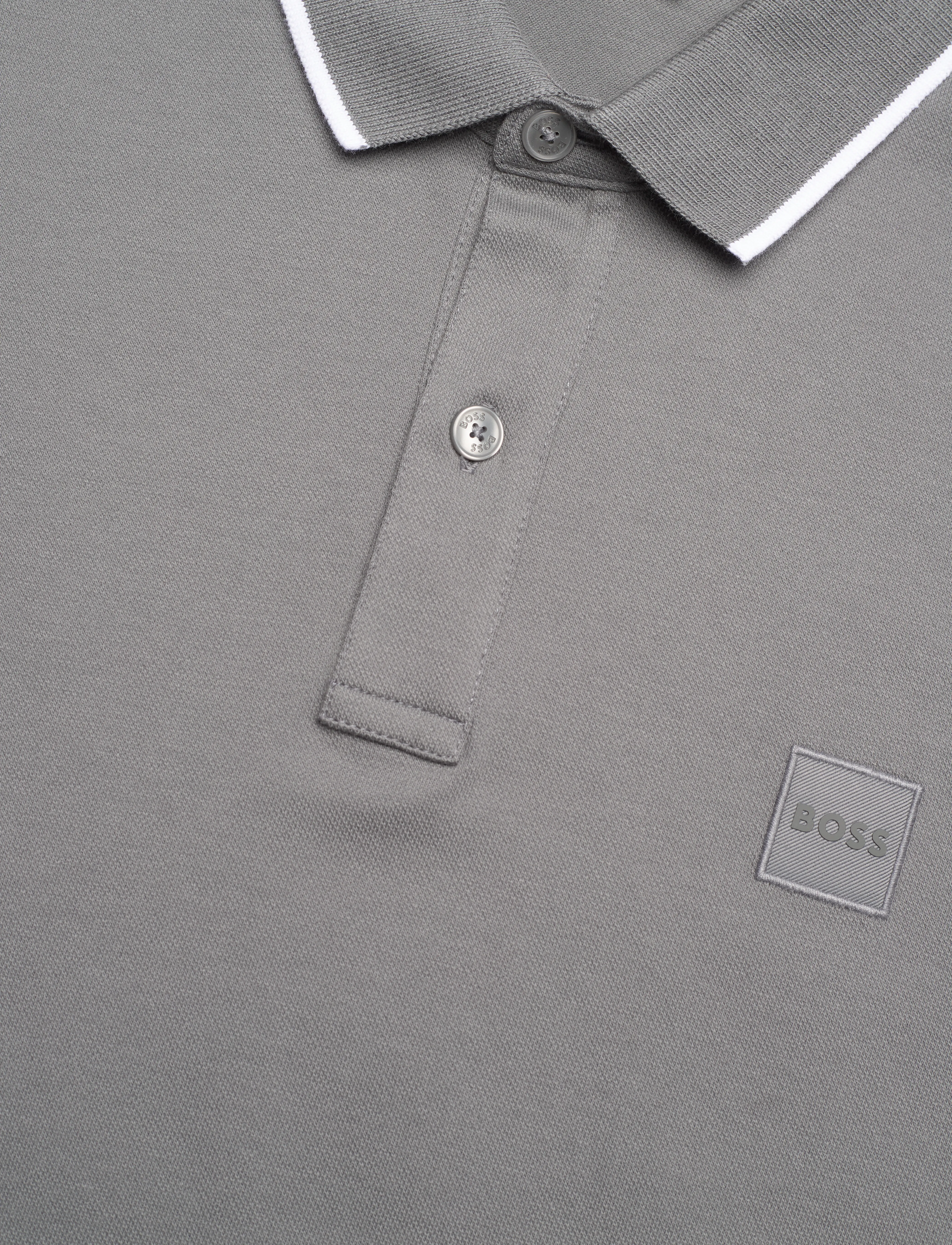BOSS - Passertip - short-sleeved polos - dark grey - 2