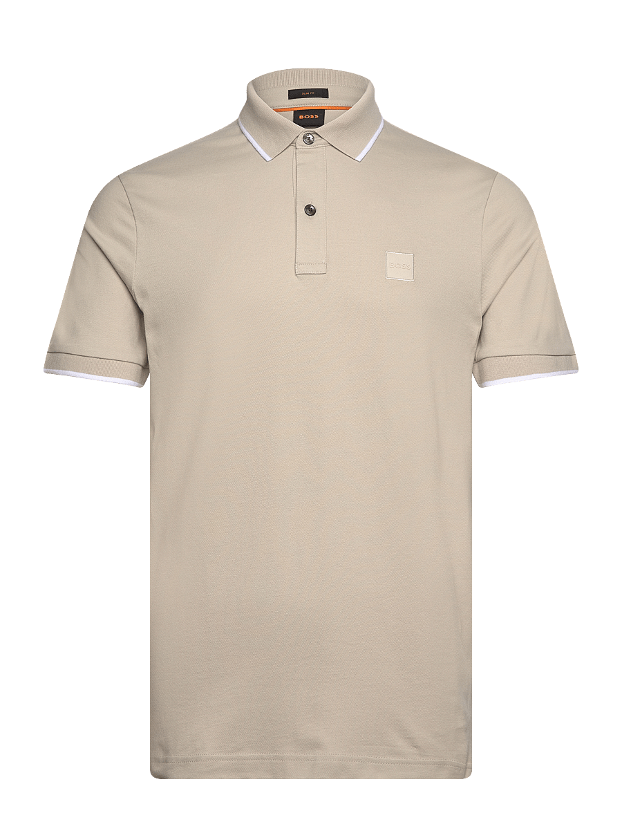 BOSS - Passertip - lühikeste varrukatega polod - light beige - 0