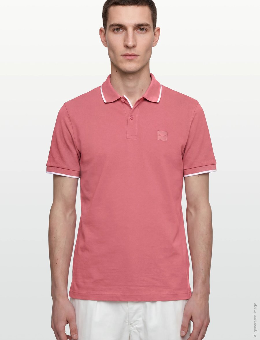 BOSS - Passertip - kurzärmelig - light/pastel red - 3