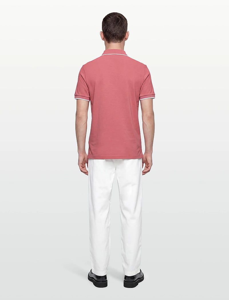 BOSS - Passertip - lühikeste varrukatega polod - light/pastel red - 4