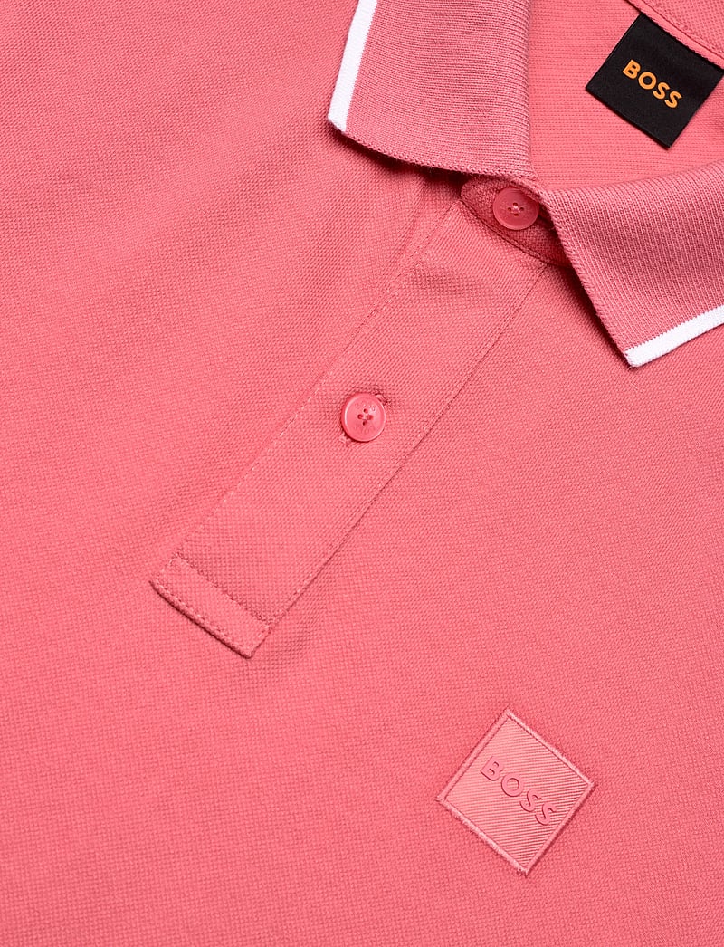 BOSS - Passertip - lühikeste varrukatega polod - light/pastel red - 5