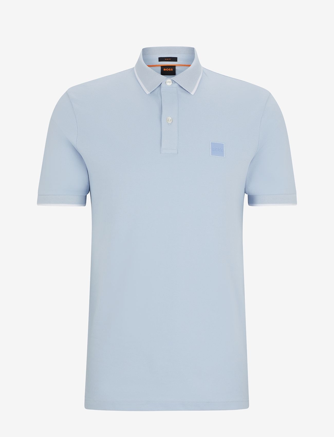 BOSS - Passertip - kortærmede poloer - open blue - 0
