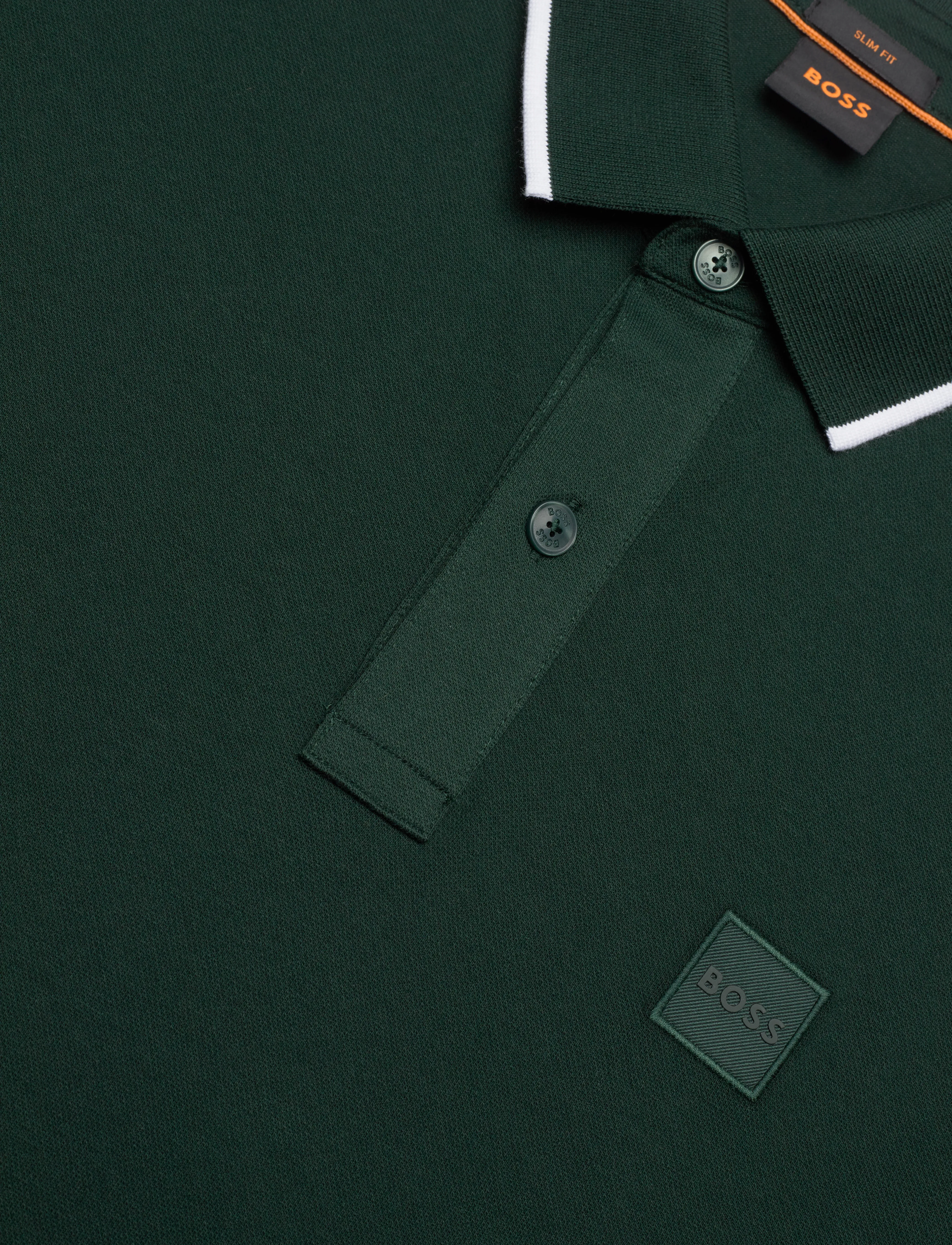 BOSS - Passertip - kortærmede poloer - open green - 2