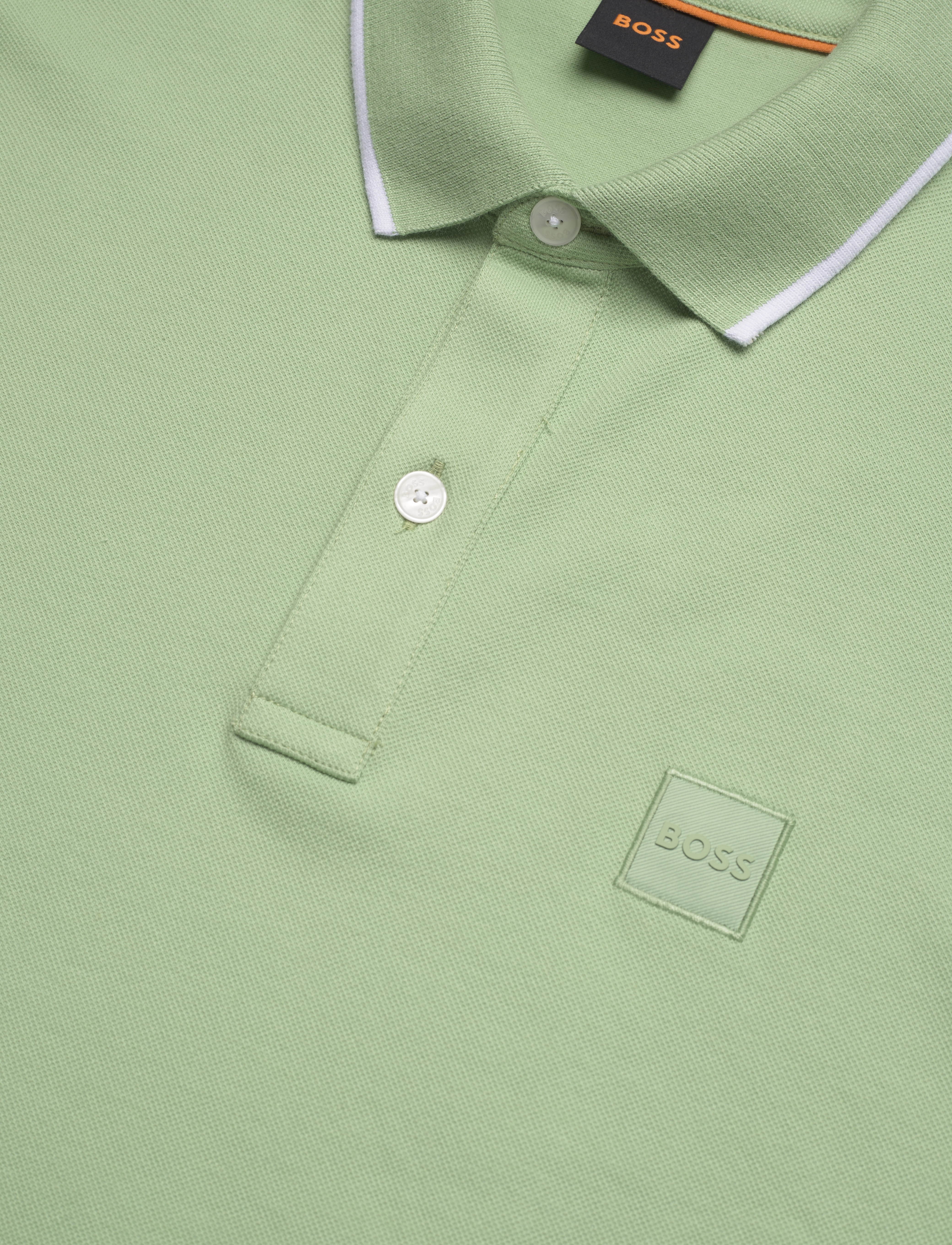 BOSS - Passertip - kortärmade pikéer - open green - 2