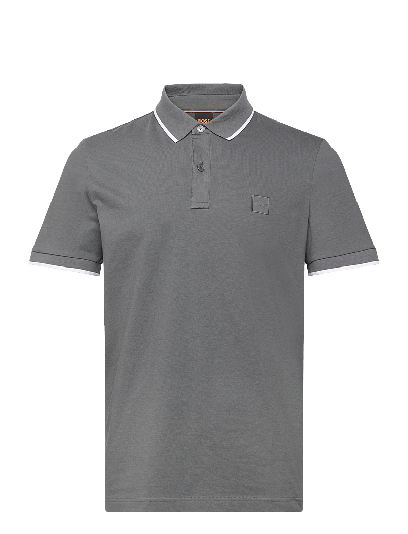 BOSS - Passertip - kurzärmelig - open grey - 0