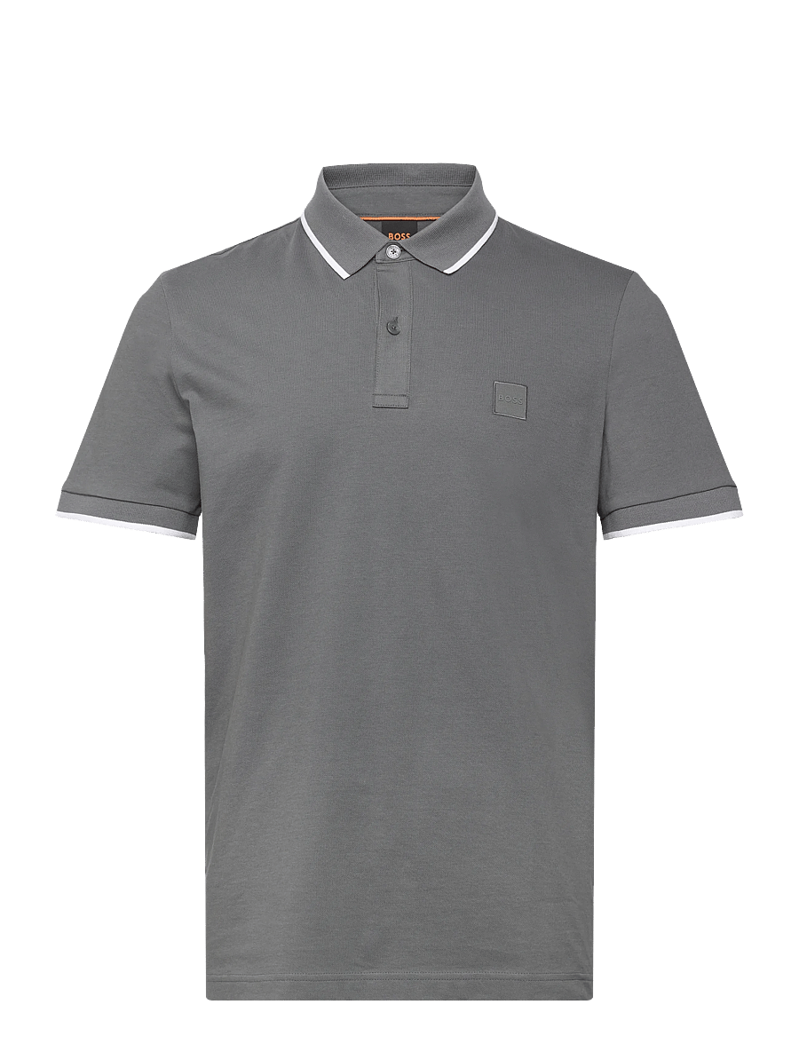 BOSS - Passertip - kurzärmelig - open grey - 0