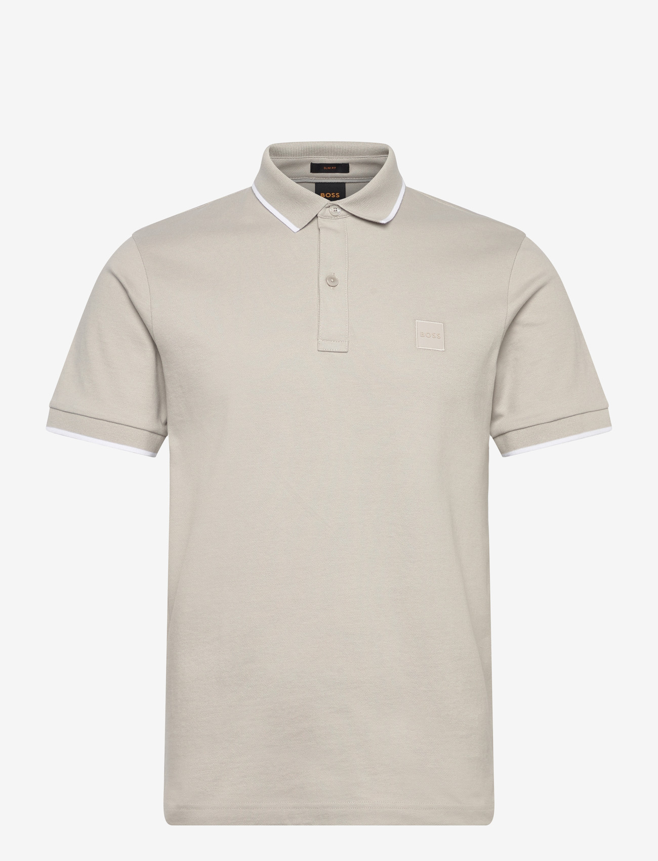 BOSS - Passertip - short-sleeved polos - open grey - 0