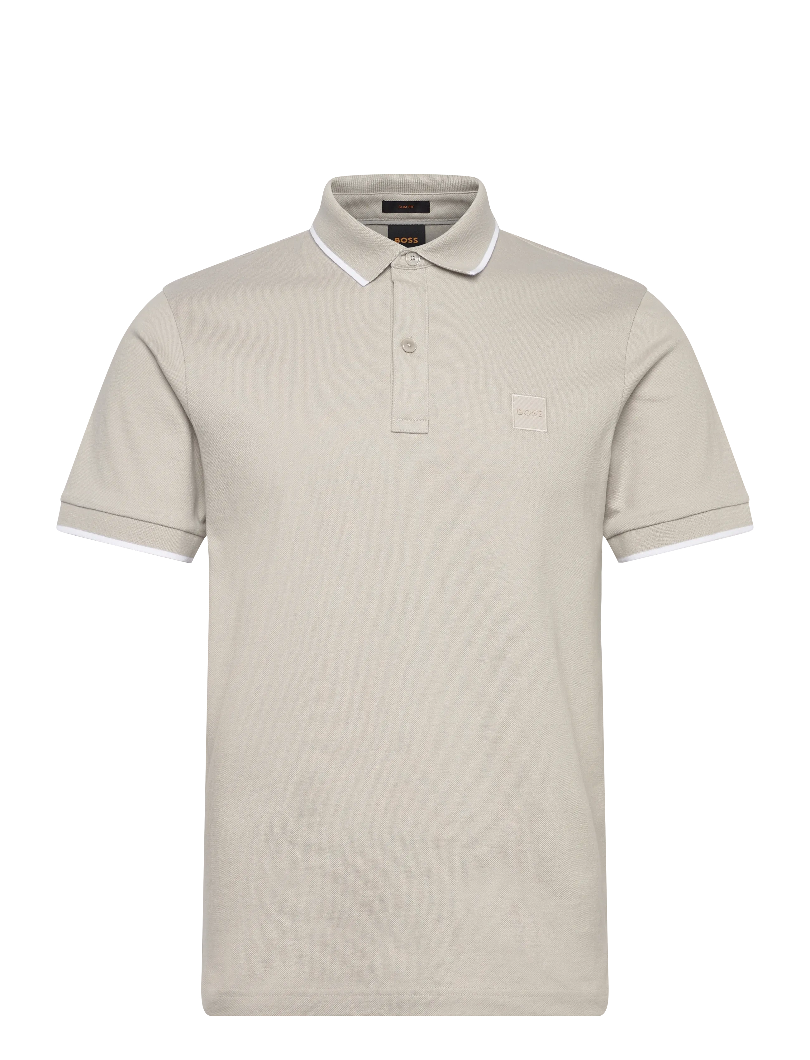 BOSS Passertip - Tøj - OPEN GREY / beige