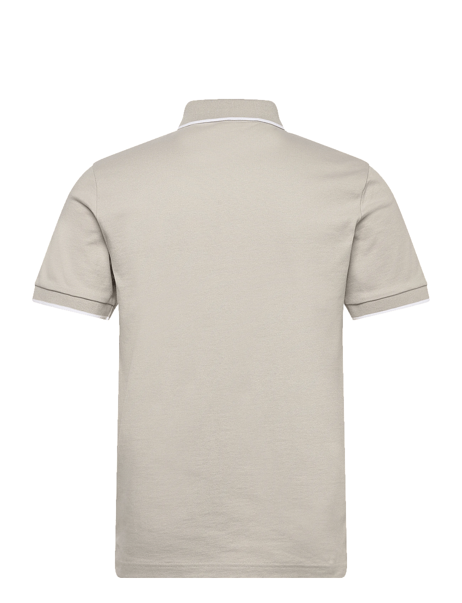 BOSS - Passertip - lühikeste varrukatega polod - open grey - 2
