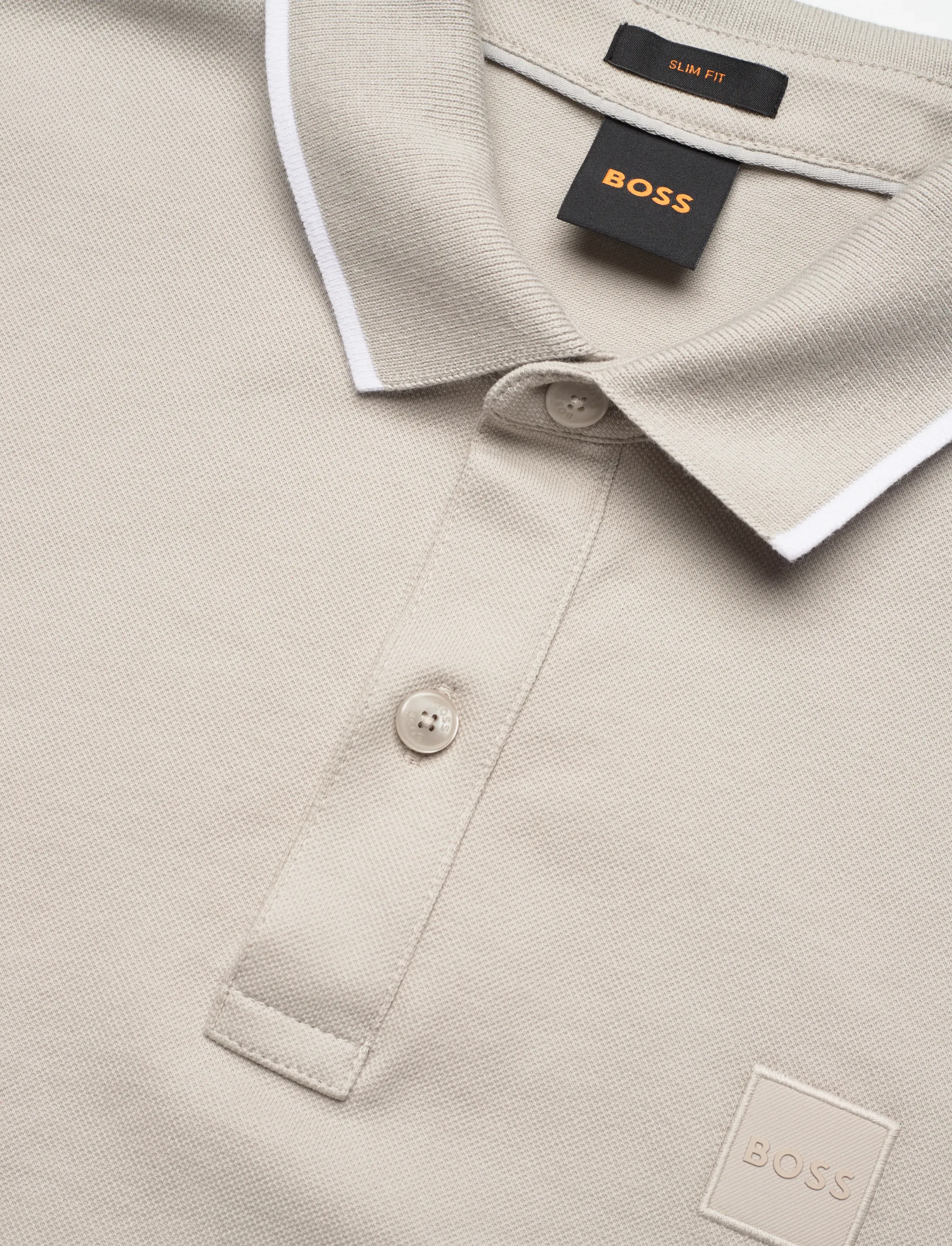 BOSS - Passertip - short-sleeved polos - open grey - 5