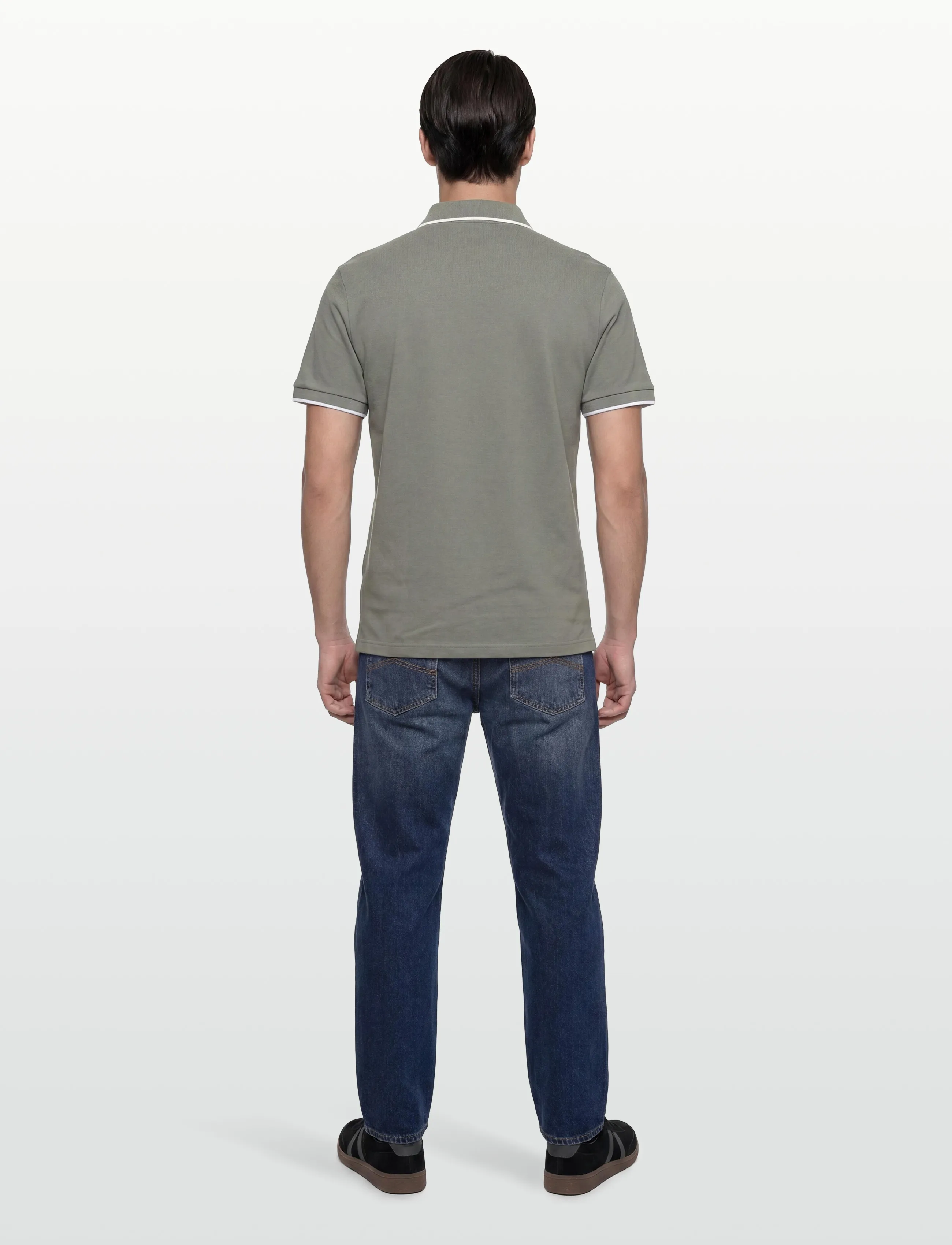 BOSS - Passertip - short-sleeved polos - open grey - 4