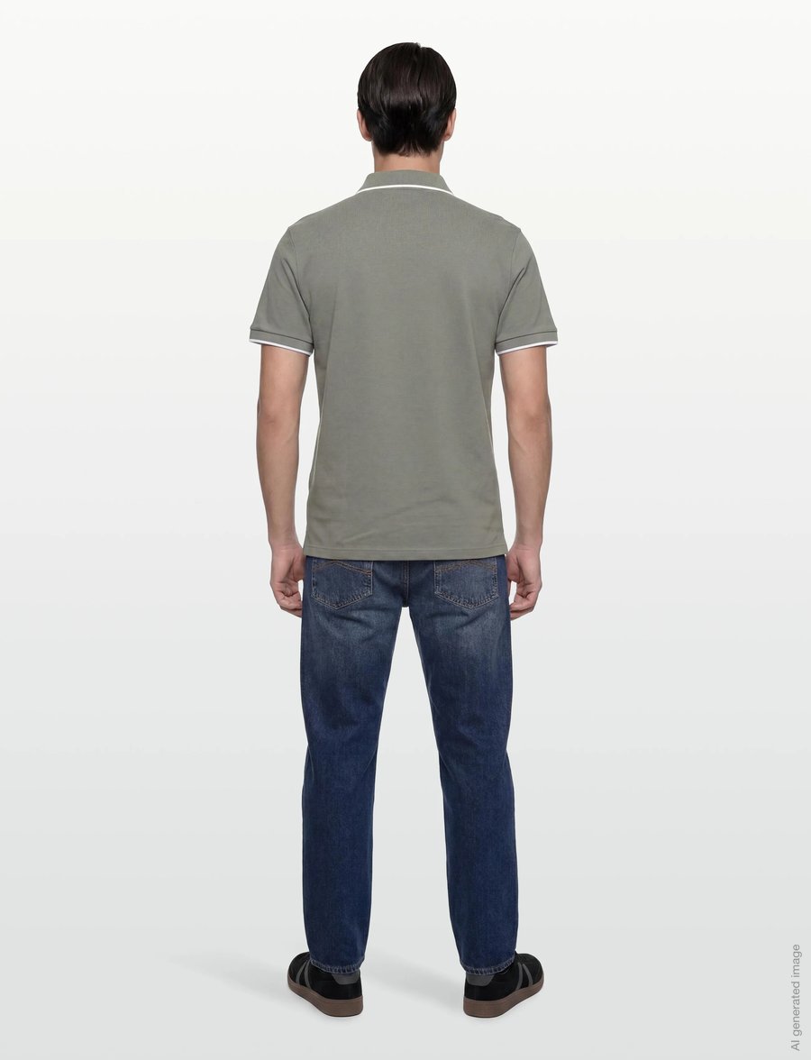 BOSS - Passertip - kurzärmelig - open grey - 4