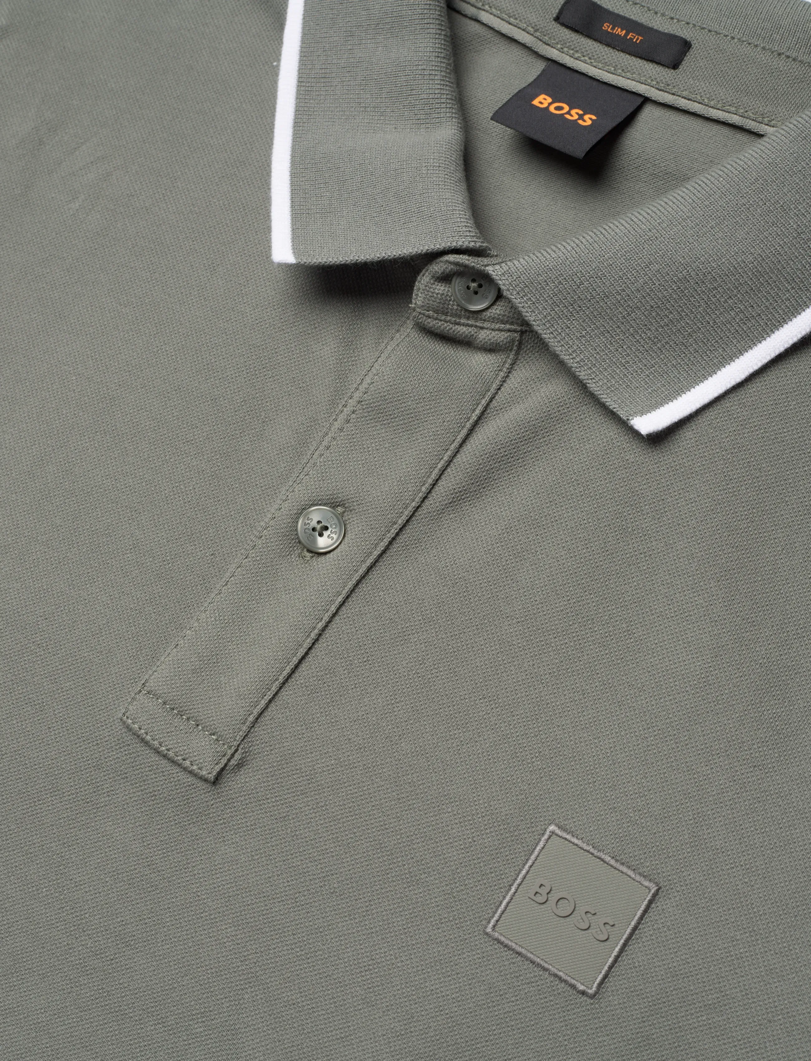 BOSS - Passertip - short-sleeved polos - open grey - 5