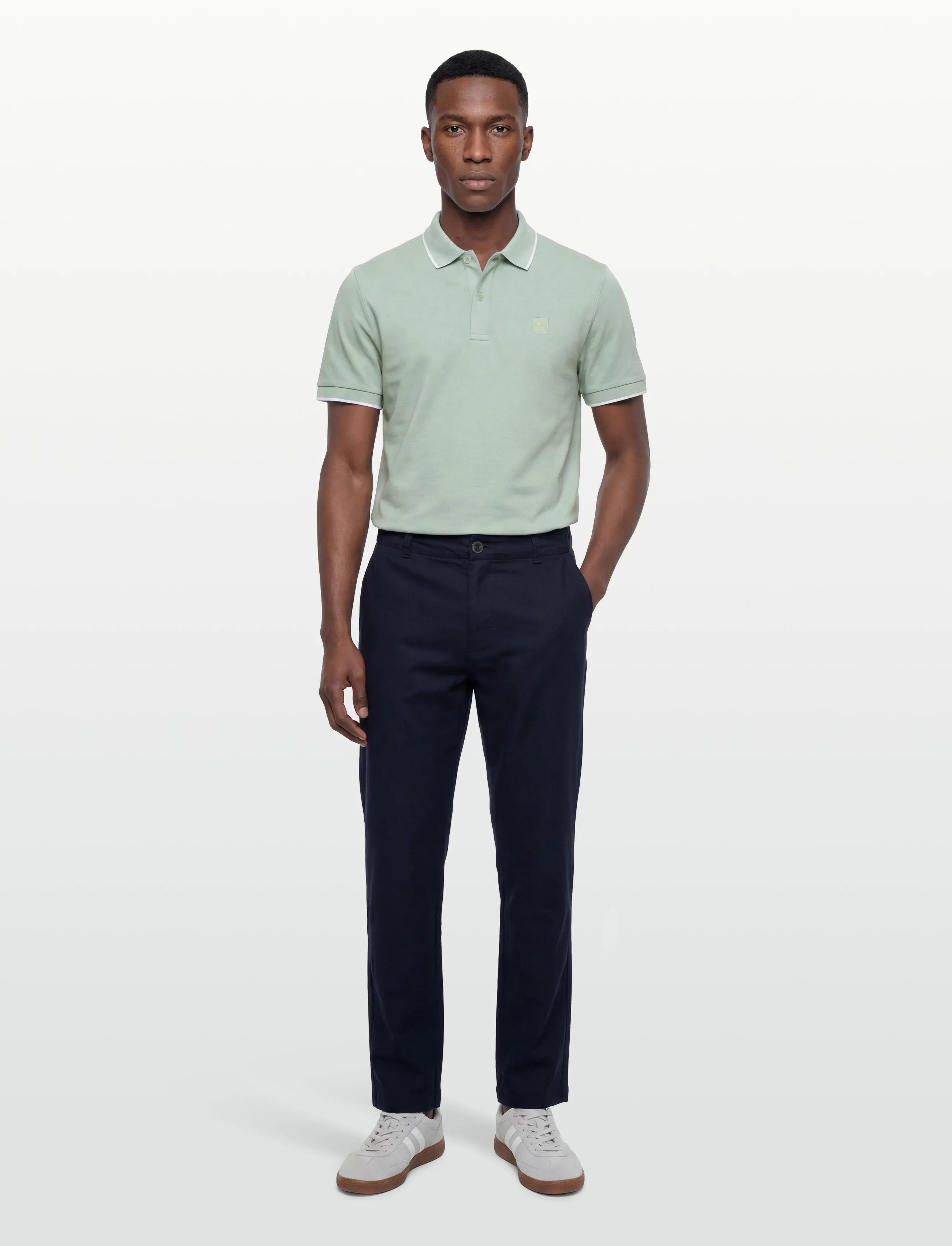 BOSS Passertip, Mænd, Poloshirt, Grøn, Str: XXXL
