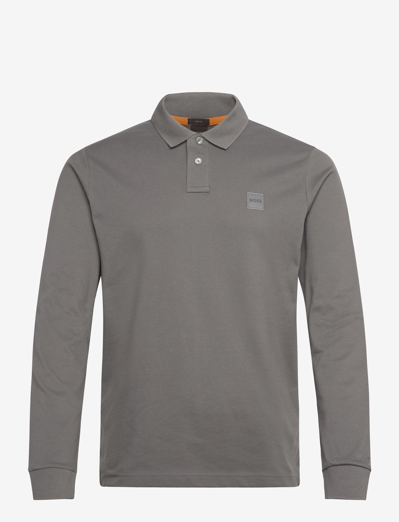BOSS - Passerby - långärmade pikéer - dark grey - 0