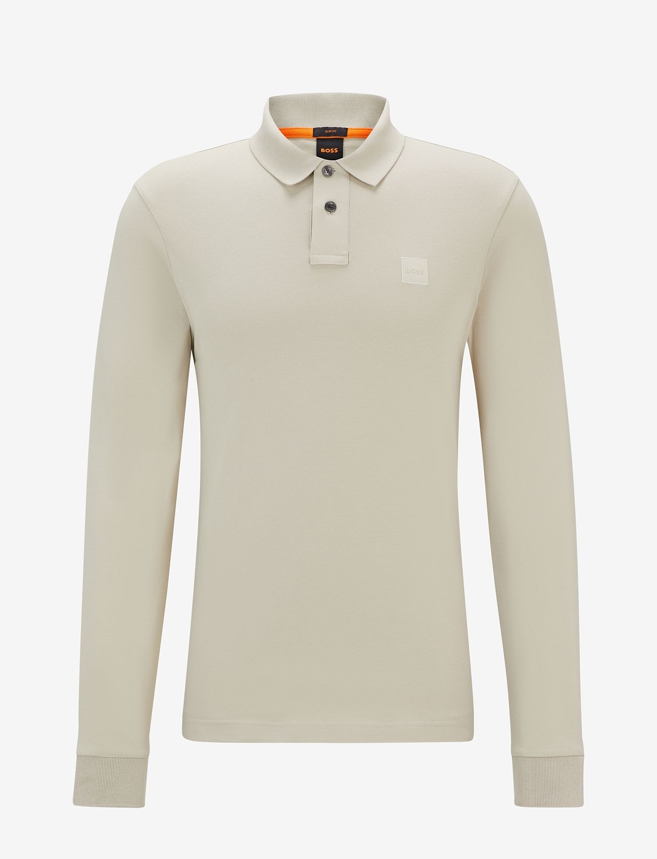 BOSS - Passerby - langærmede poloer - light beige - 0