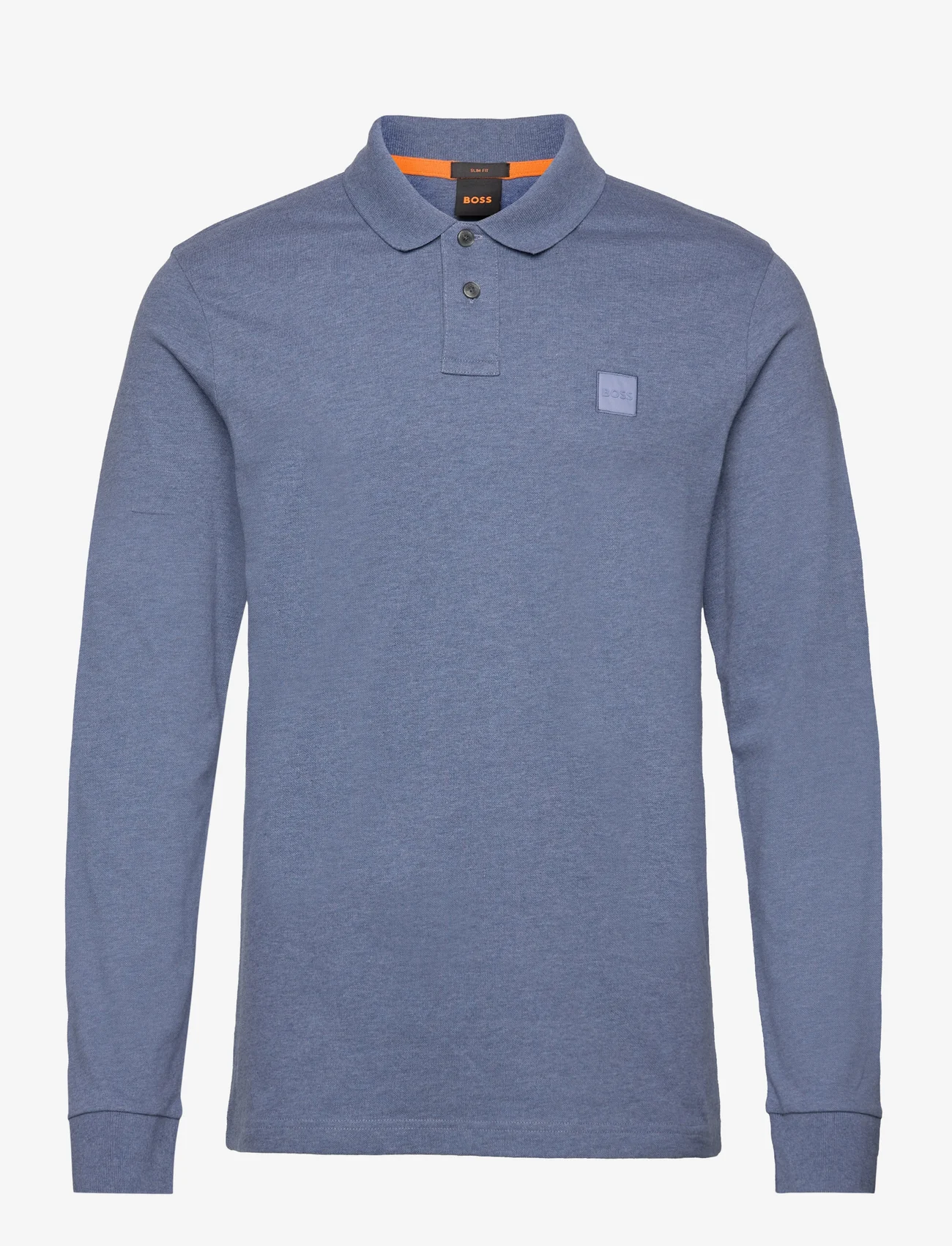 BOSS - Passerby - long-sleeved polos - open blue - 0