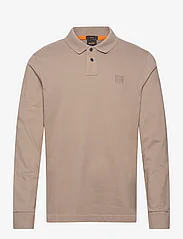 BOSS - Passerby - long-sleeved polos - open brown - 0