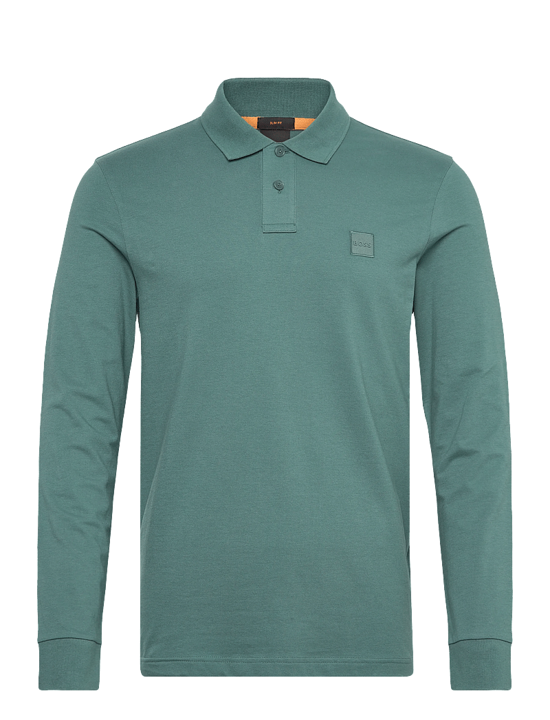 BOSS - Passerby - long-sleeved polos - open green - 0
